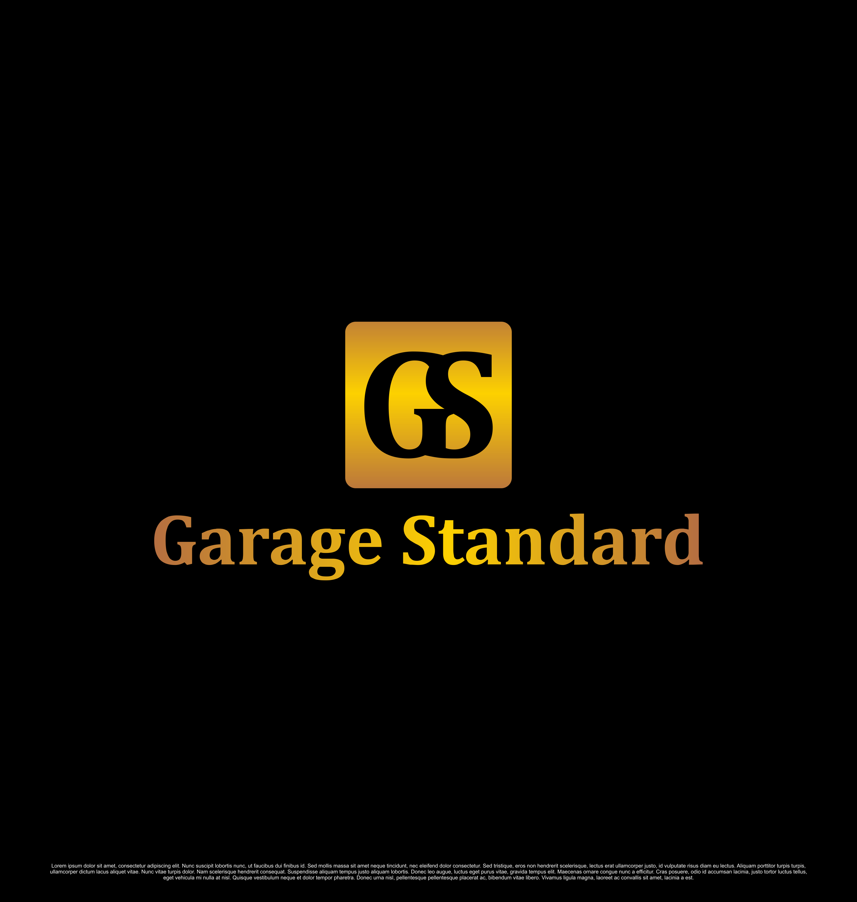 Logo Design by saesean for Garage Standard | Design #36027260