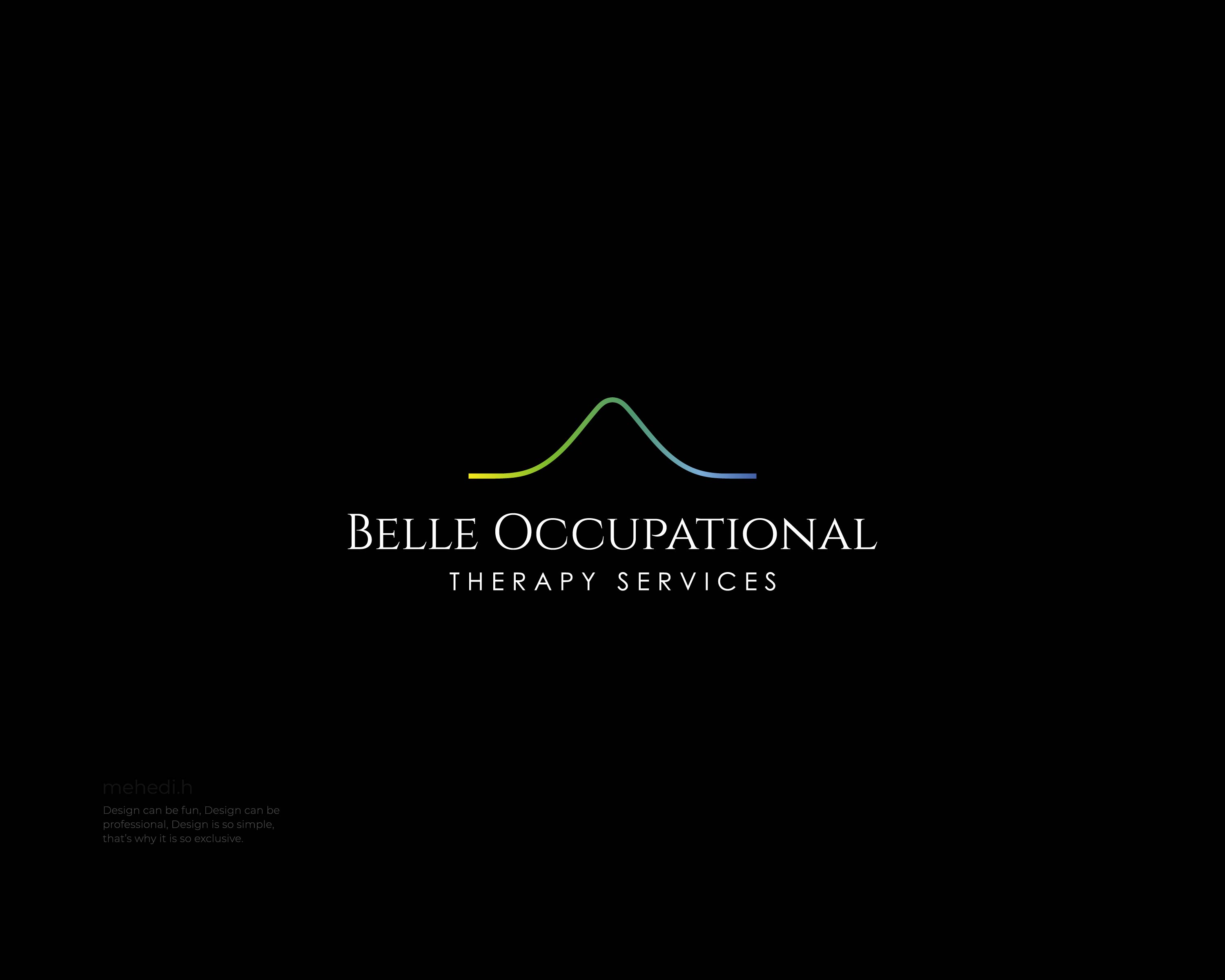 Diseño de Logo por mehedi.h para Belle Occupational Therapy Services | Diseño #36031648