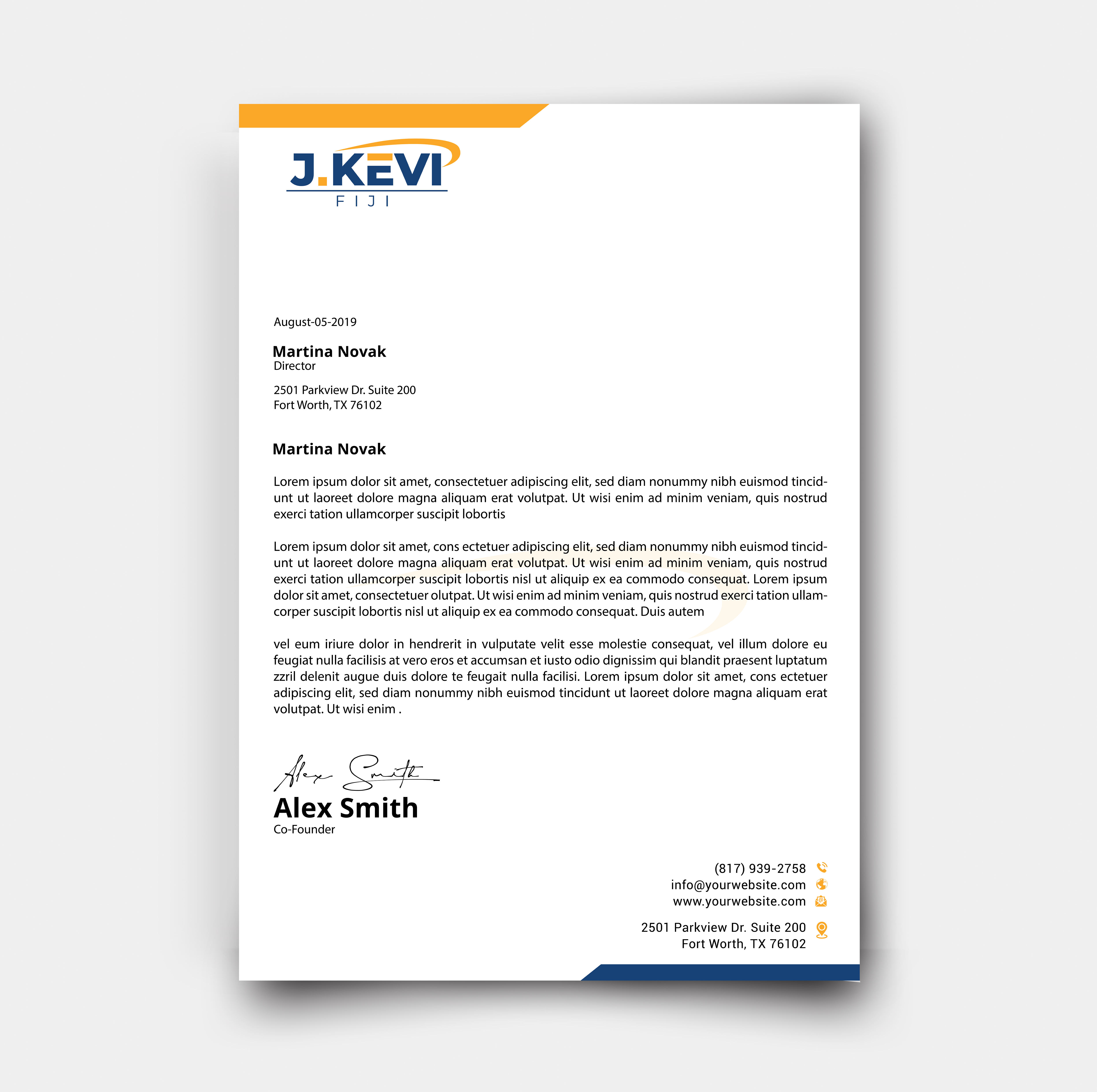 Letterhead Design by DesignerShahadat for this project | Design #36027204