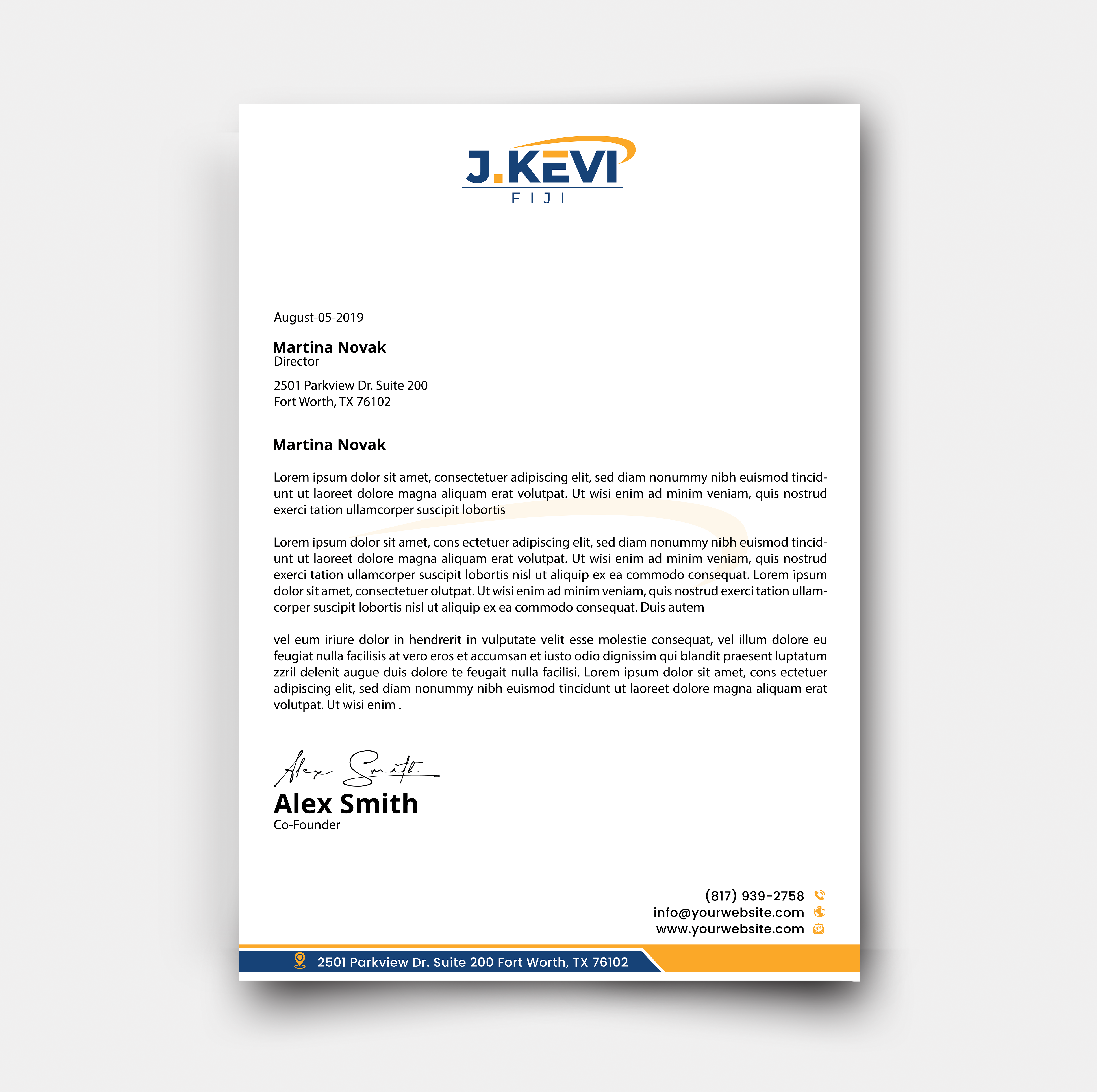 Letterhead Design by DesignerShahadat for this project | Design #36027632