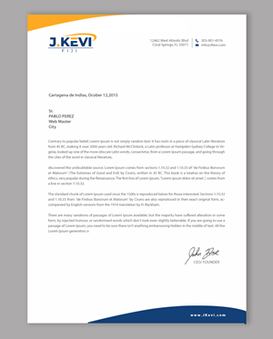 Letterhead Design by chandrayaan.creative for this project | Design: #36026428
