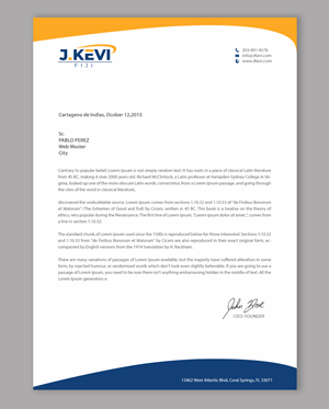 Letterhead Design by chandrayaan.creative for this project | Design: #36026431