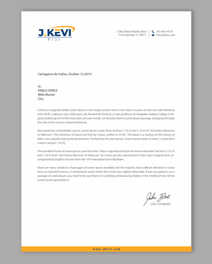 Letterhead Design by chandrayaan.creative for this project | Design: #36026432