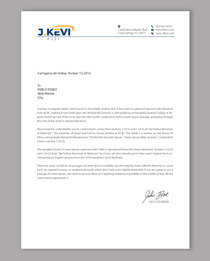 Letterhead Design by chandrayaan.creative for this project | Design: #36026434