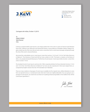 Letterhead Design by chandrayaan.creative for this project | Design: #36026437