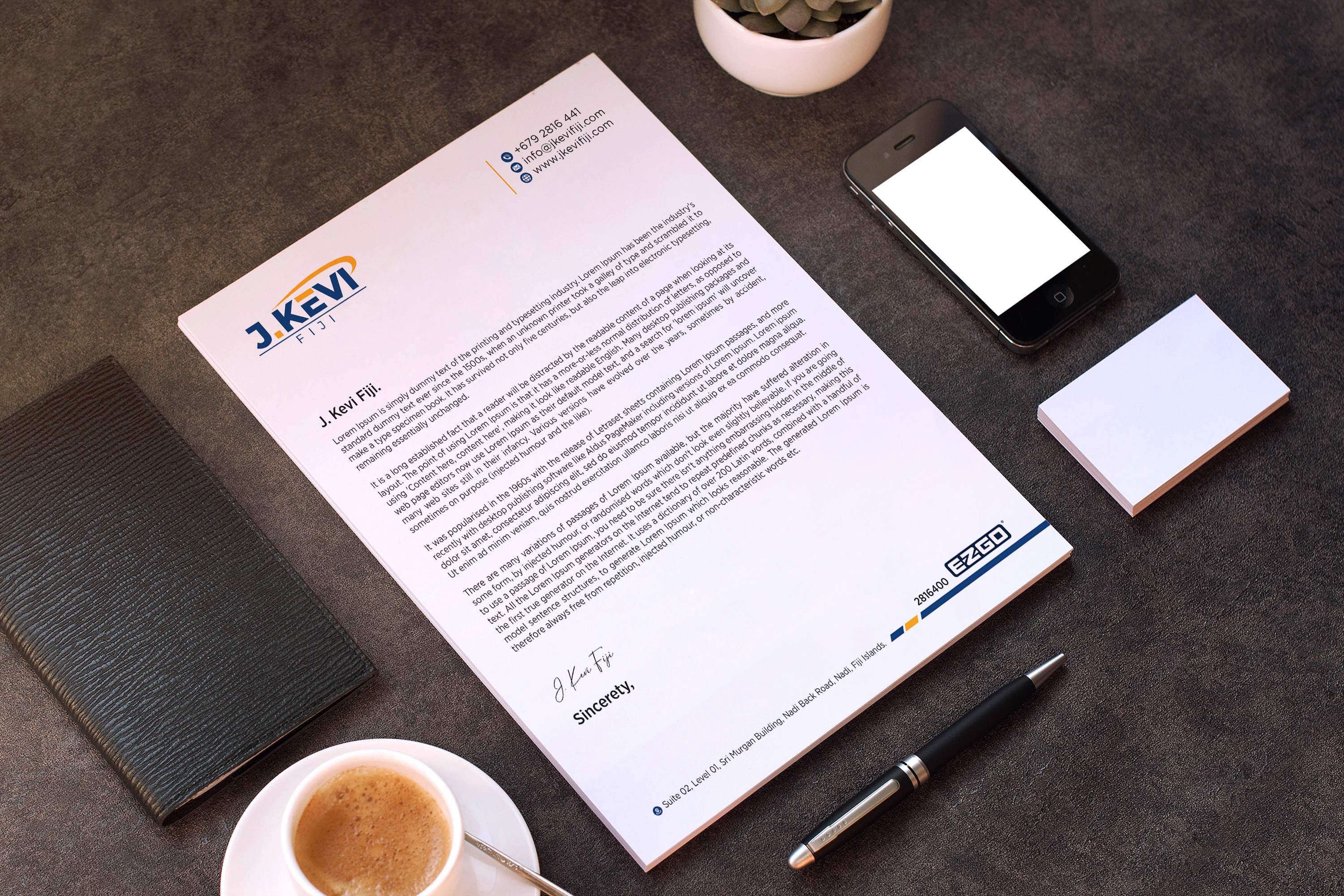 Letterhead Design by GraphicsGuru for this project | Design #36035277