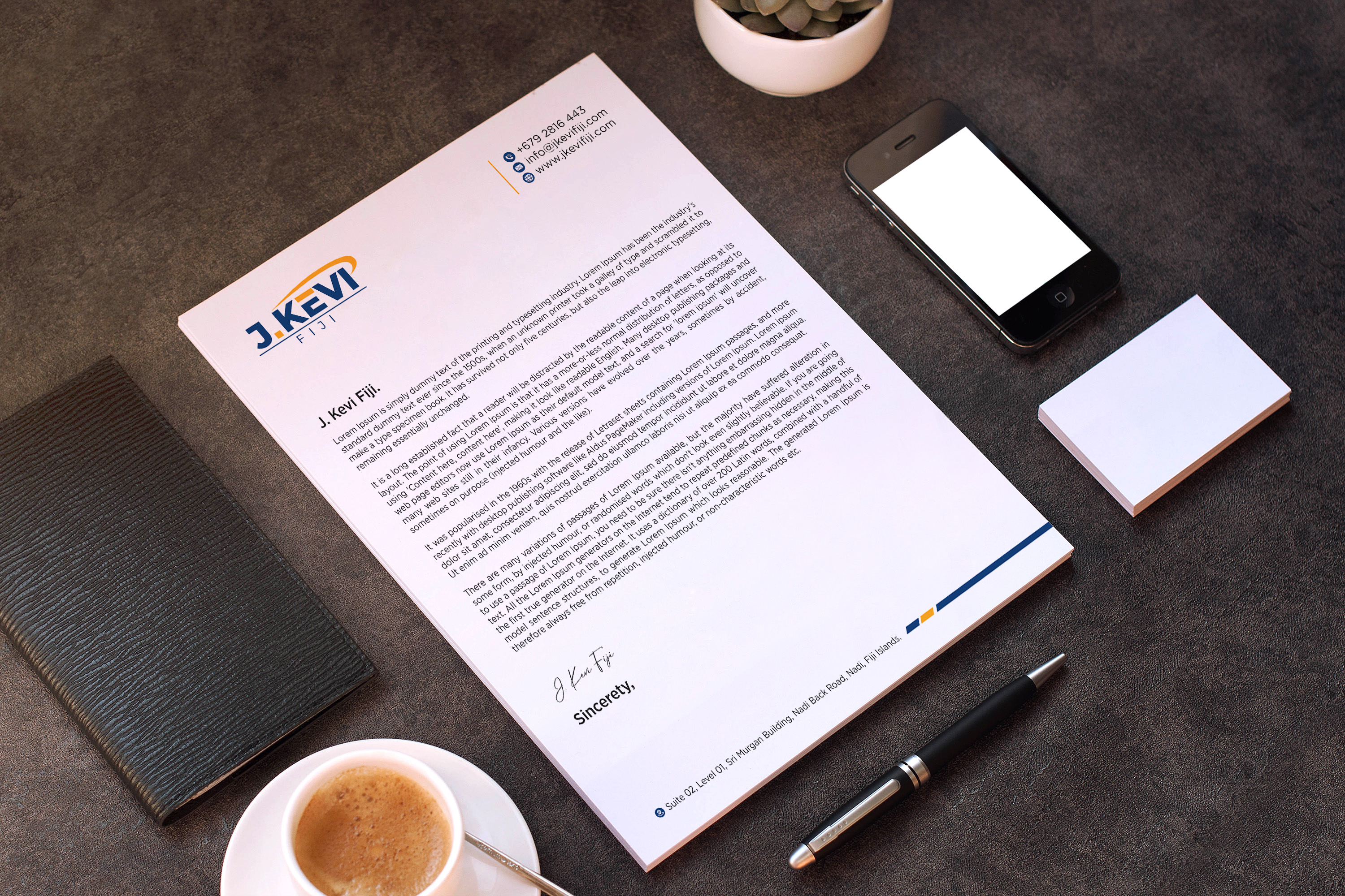 Letterhead Design by GraphicsGuru for this project | Design #36048837