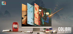Steam Store Graphics — Banners for “Colibri Motion Desktop”