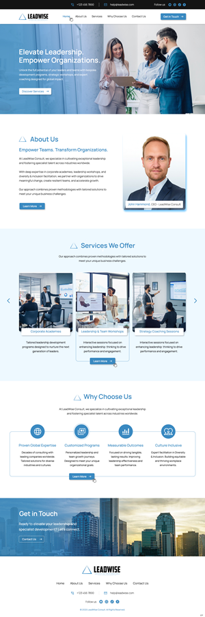 Web Design by pb for this project | Design: #36040377