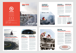 Brochure Design by MarkoE for Frictape Ltd | Design #36033734