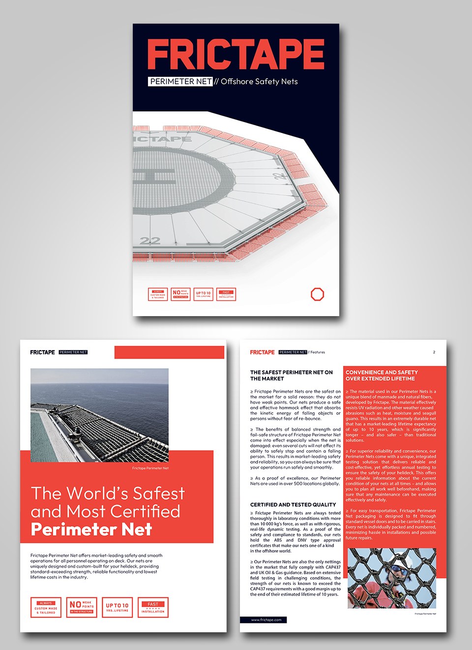 Brochure Design by YourLogoMaster for Frictape Ltd | Design #36034061