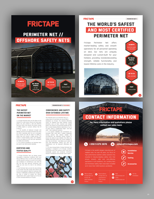 Brochure Design by pb for Frictape Ltd | Design: #36049339