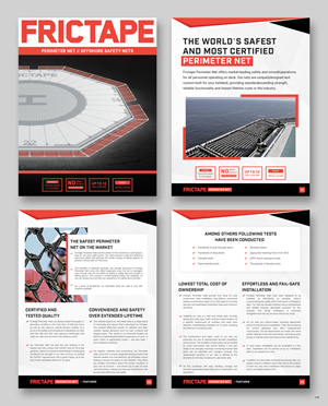Brochure Design by pb for Frictape Ltd | Design: #36049340