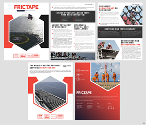 Brochure Design by pb for Frictape Ltd | Design: #36049346