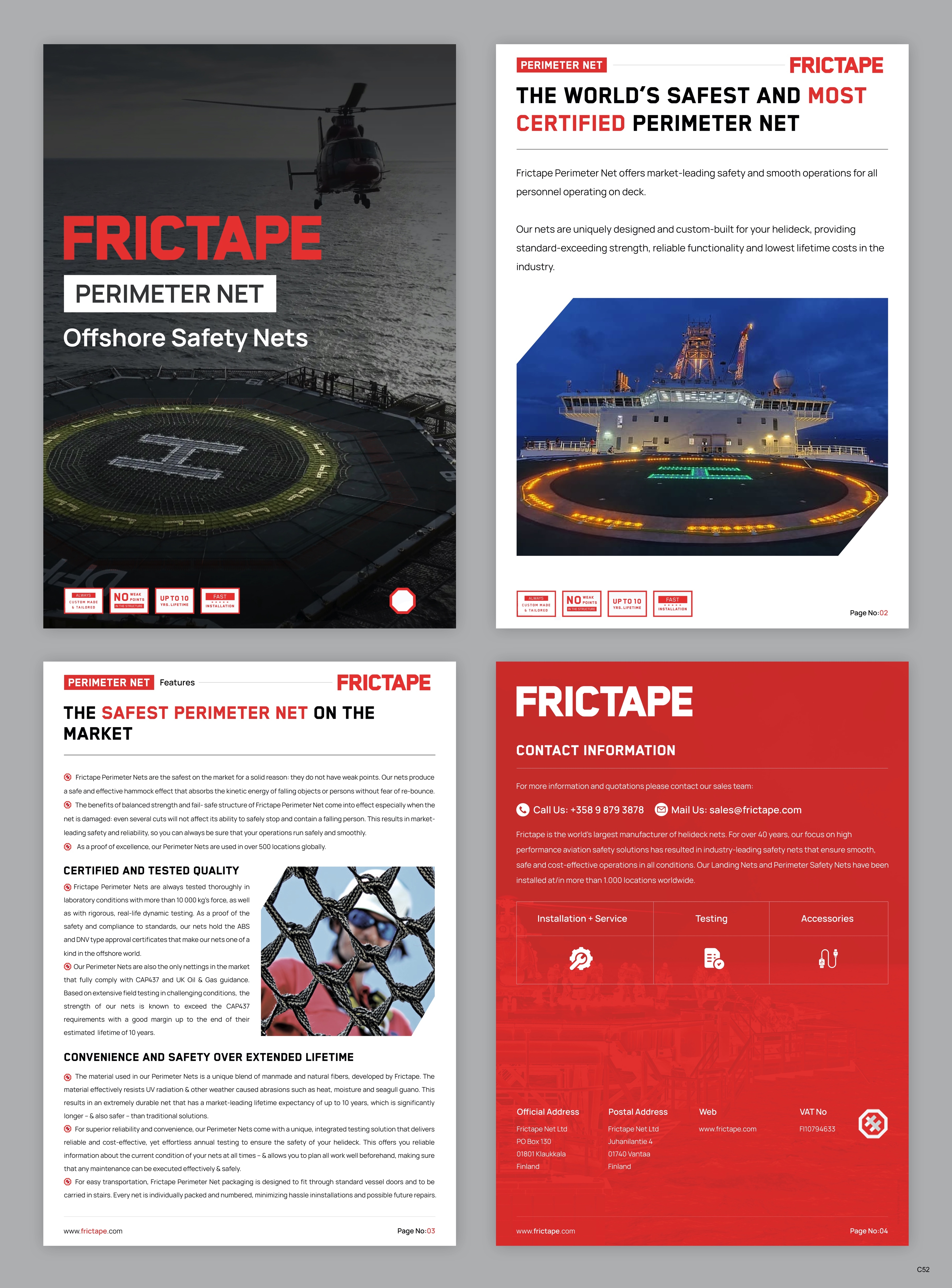 Brochure Design by pb for Frictape Ltd | Design #36049350