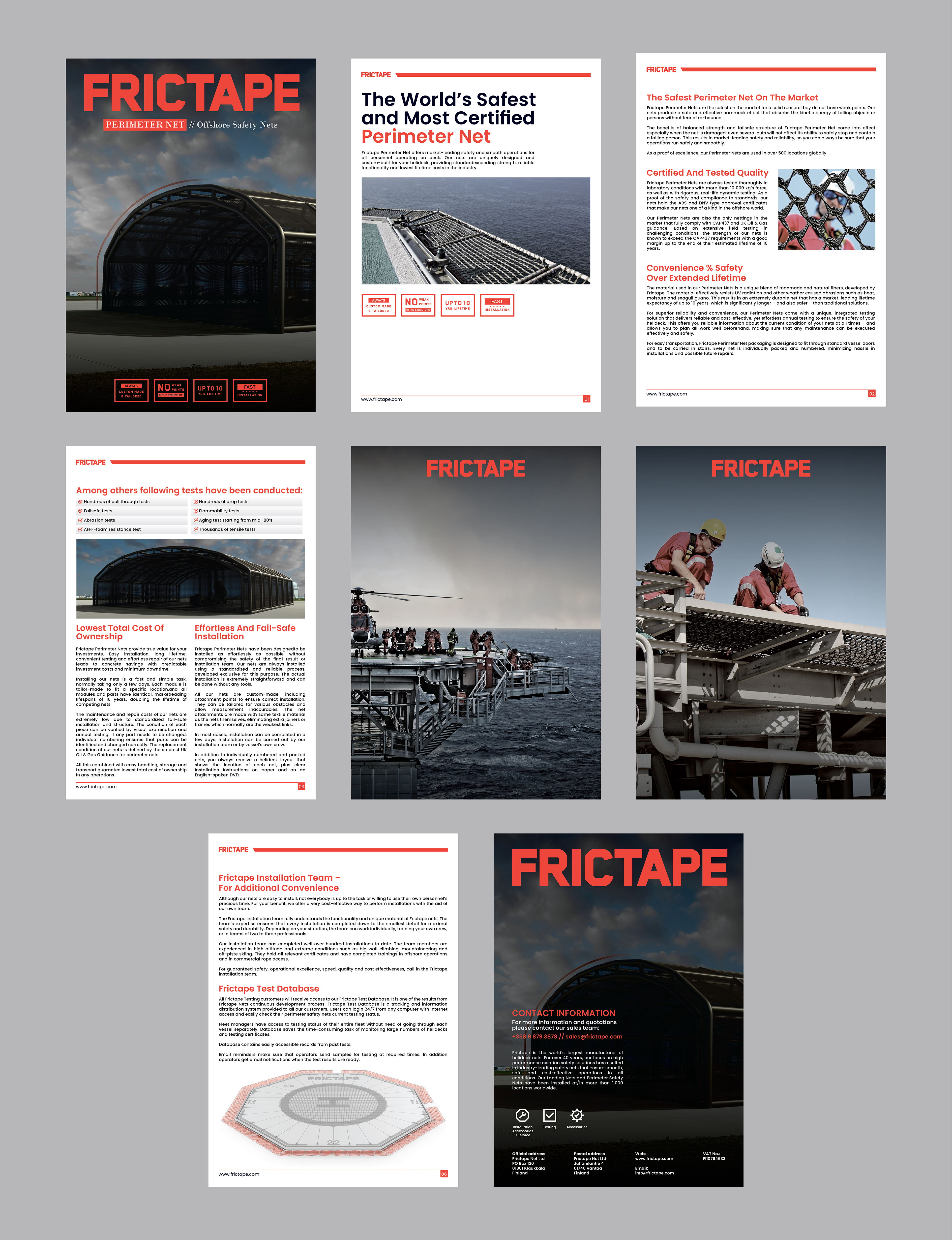 Brochure Design by 3Guys for Frictape Ltd | Design #36040594