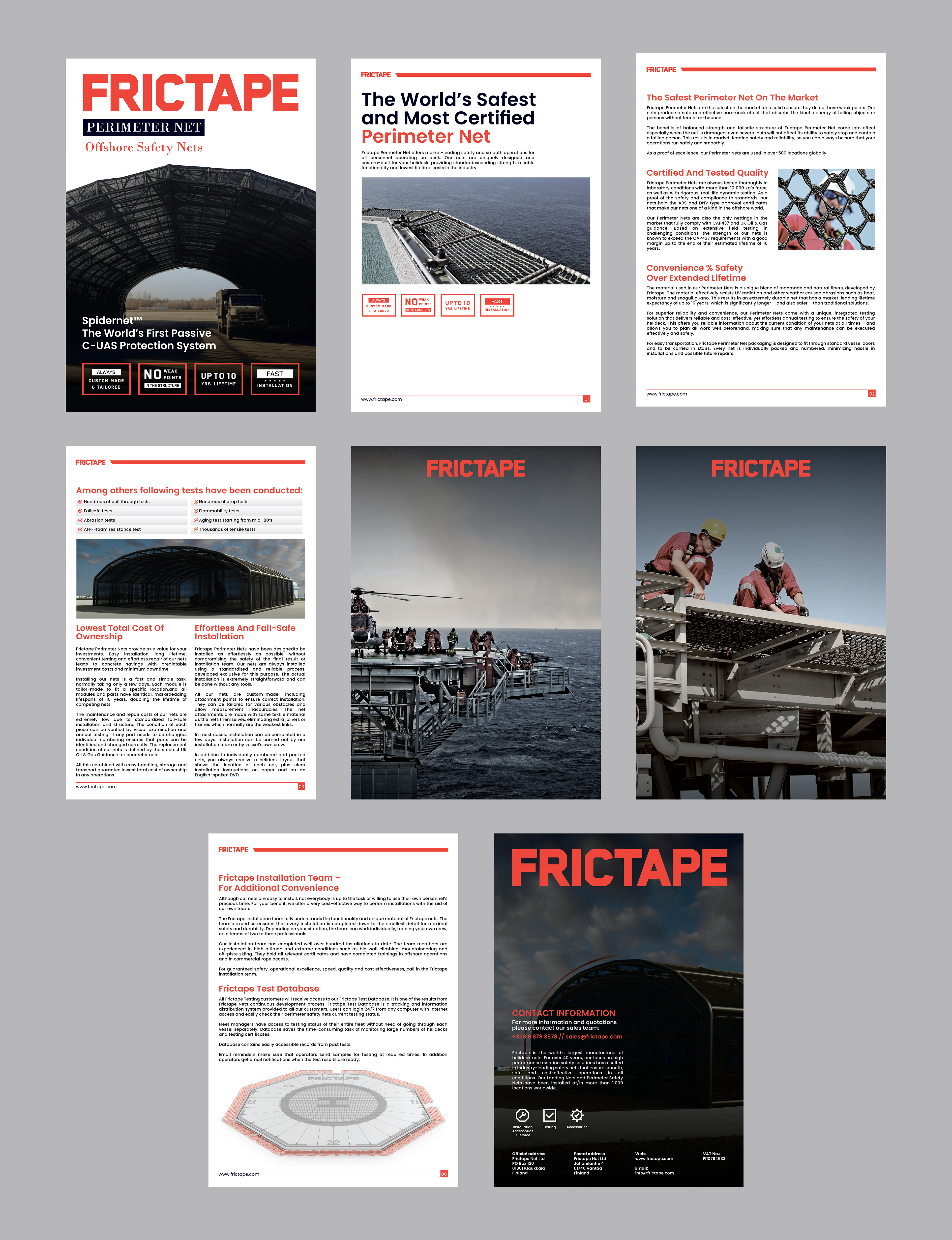 Brochure Design by 3Guys for Frictape Ltd | Design #36040784