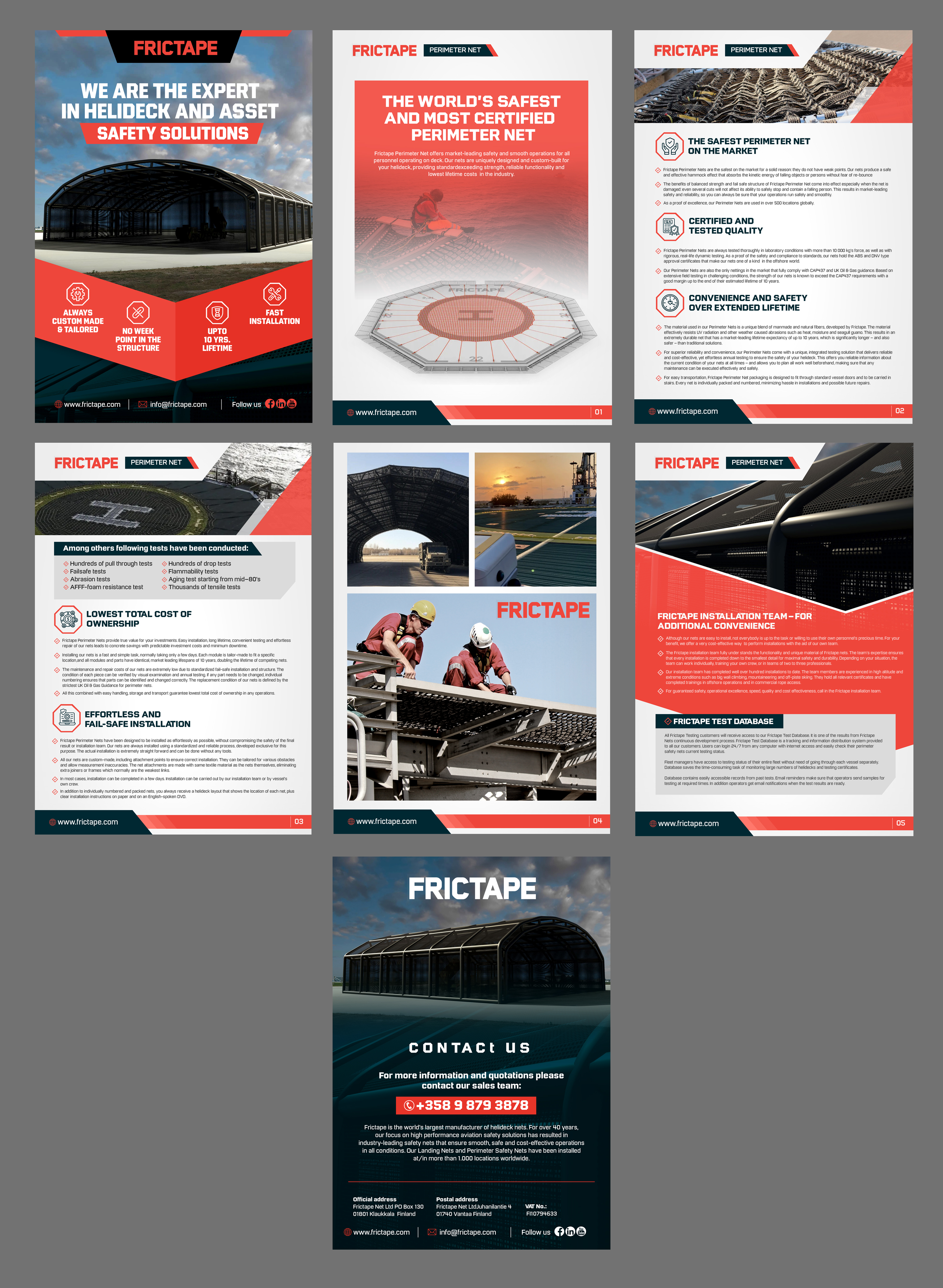 Brochure Design by Stan$oul for Frictape Ltd | Design #36032035