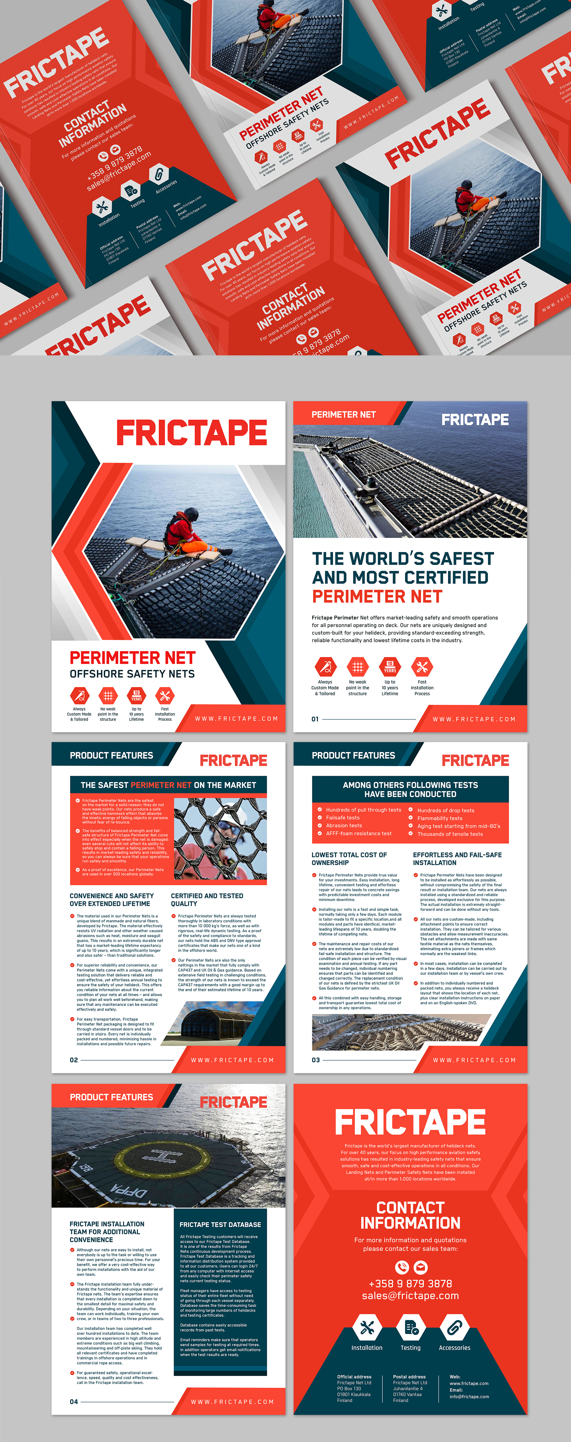 Brochure Design by SAI DESIGNS for Frictape Ltd | Design #36047259