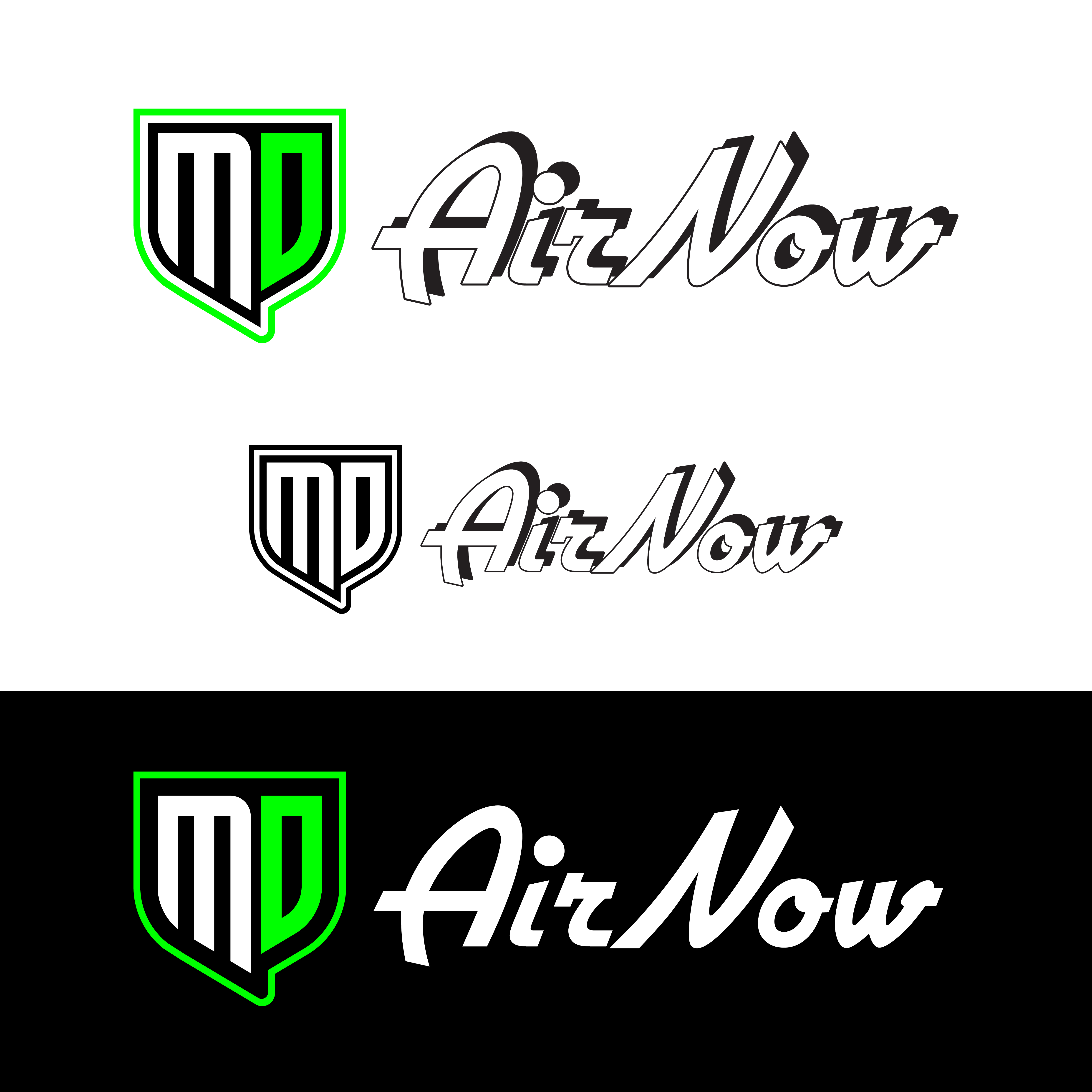 Logo Design by John Mark Arts for AirNow | Design #36034458