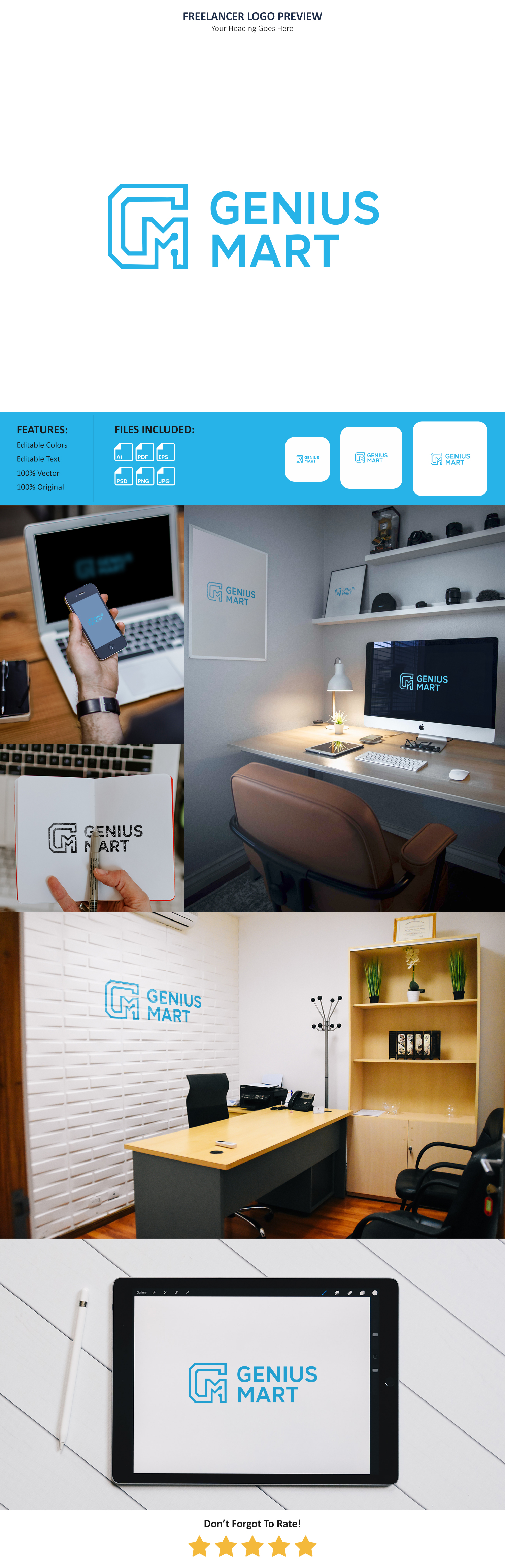 Logo Design by VectorForge for Genius Mart, Inc. | Design #36035419