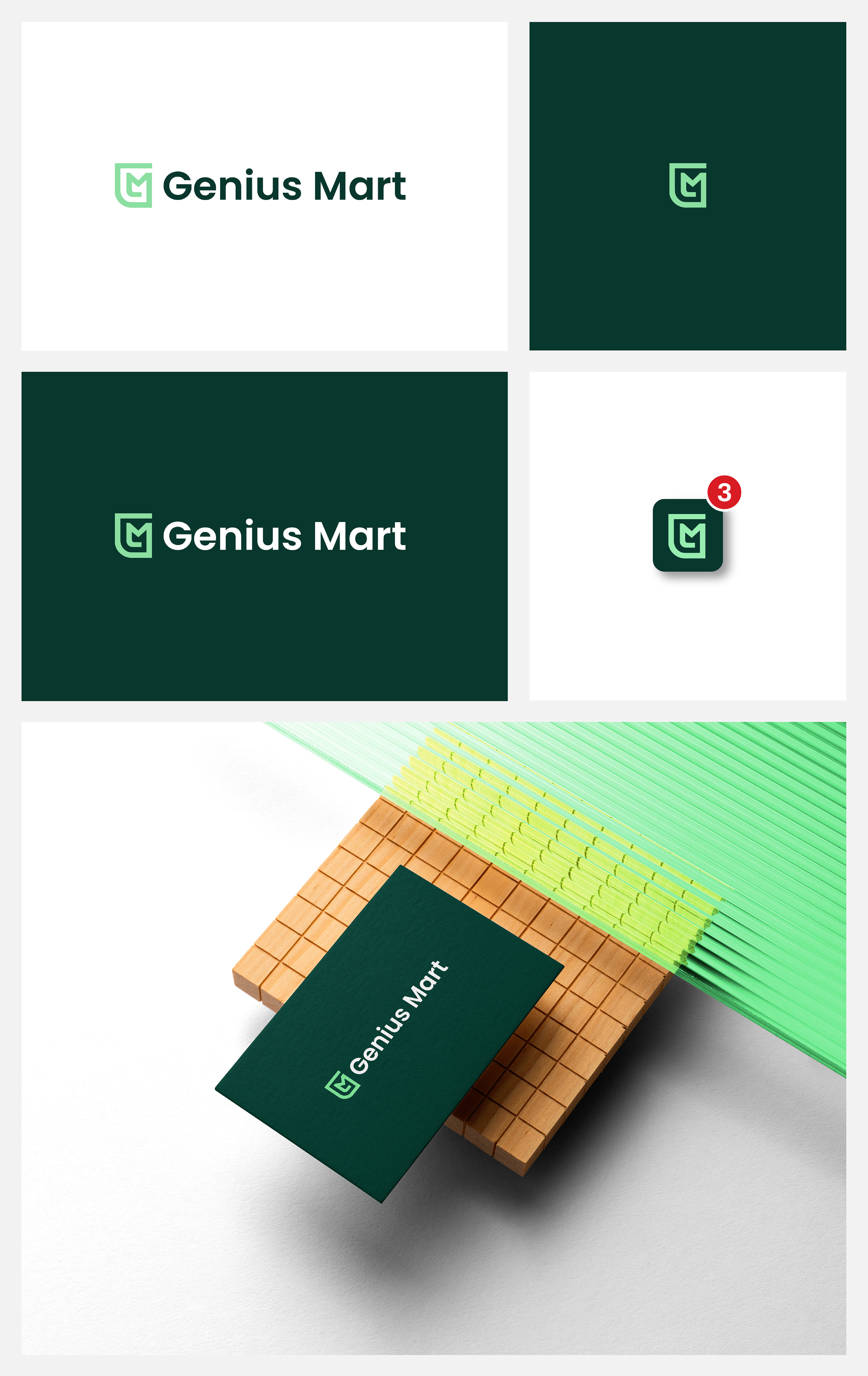 Logo Design by Ha.Connick for Genius Mart, Inc. | Design #36049540