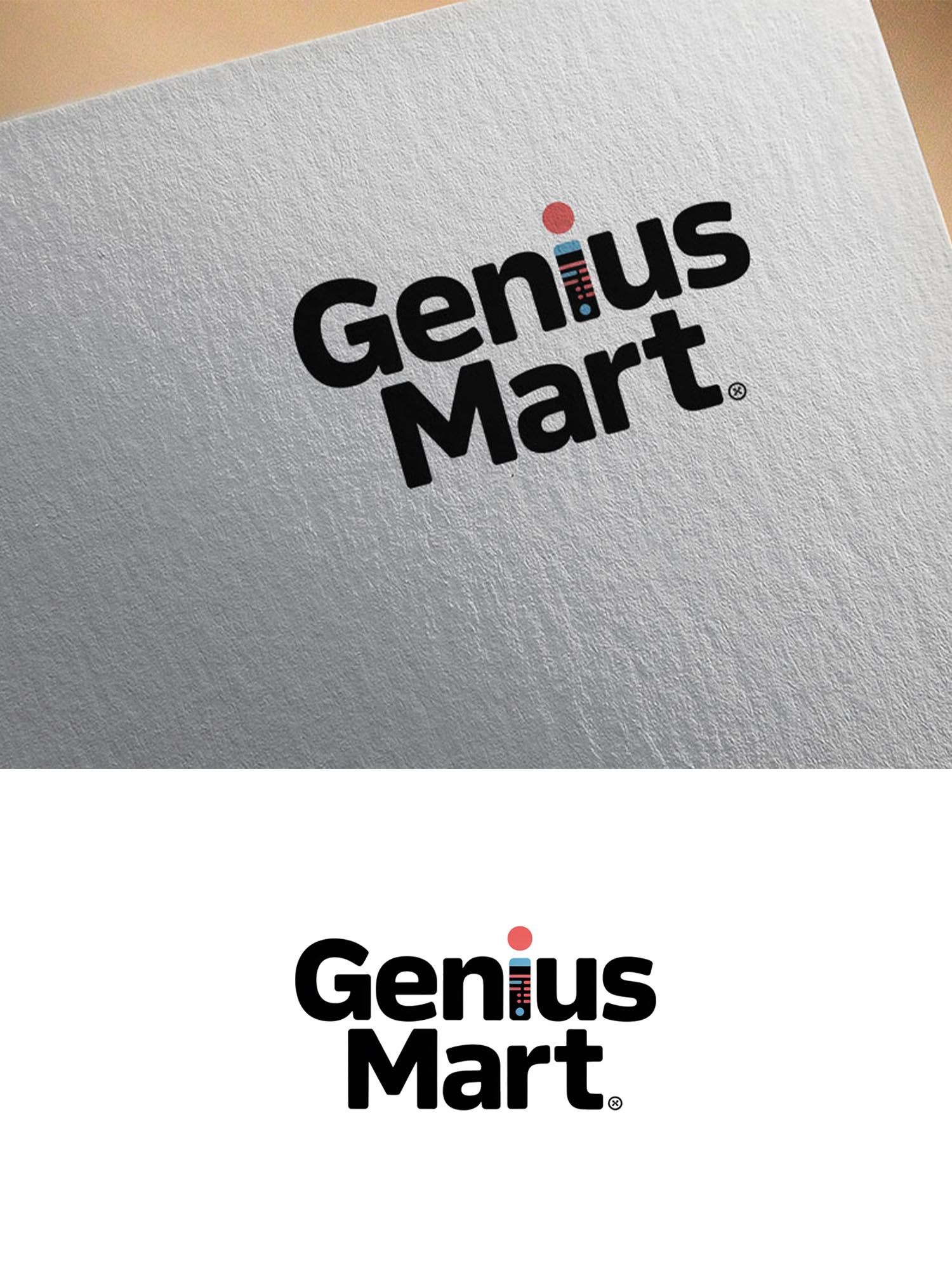 Logo Design by Olivia Marie Smith for Genius Mart, Inc. | Design #36048483