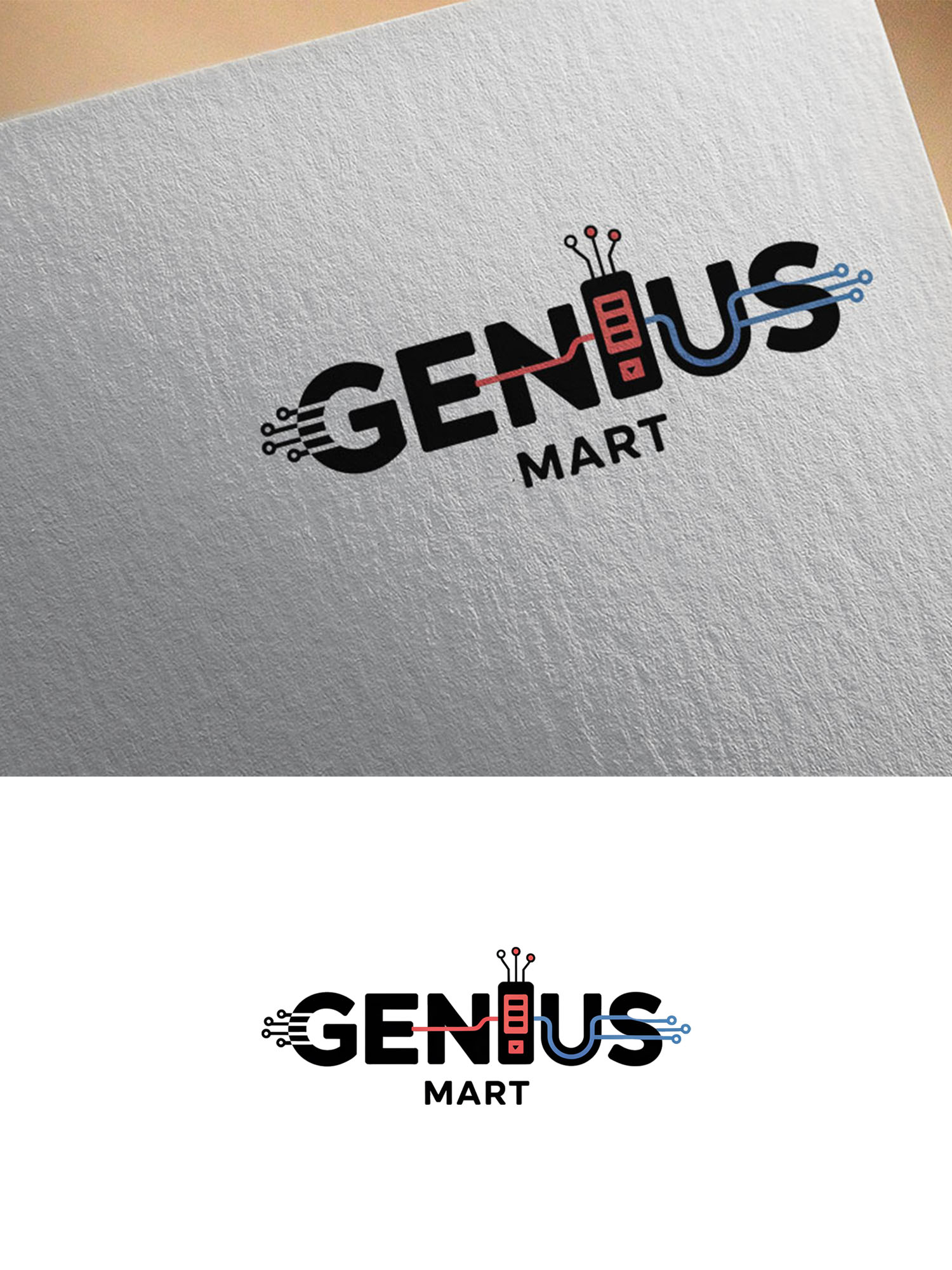 Logo Design by Olivia Marie Smith for Genius Mart, Inc. | Design #36048489