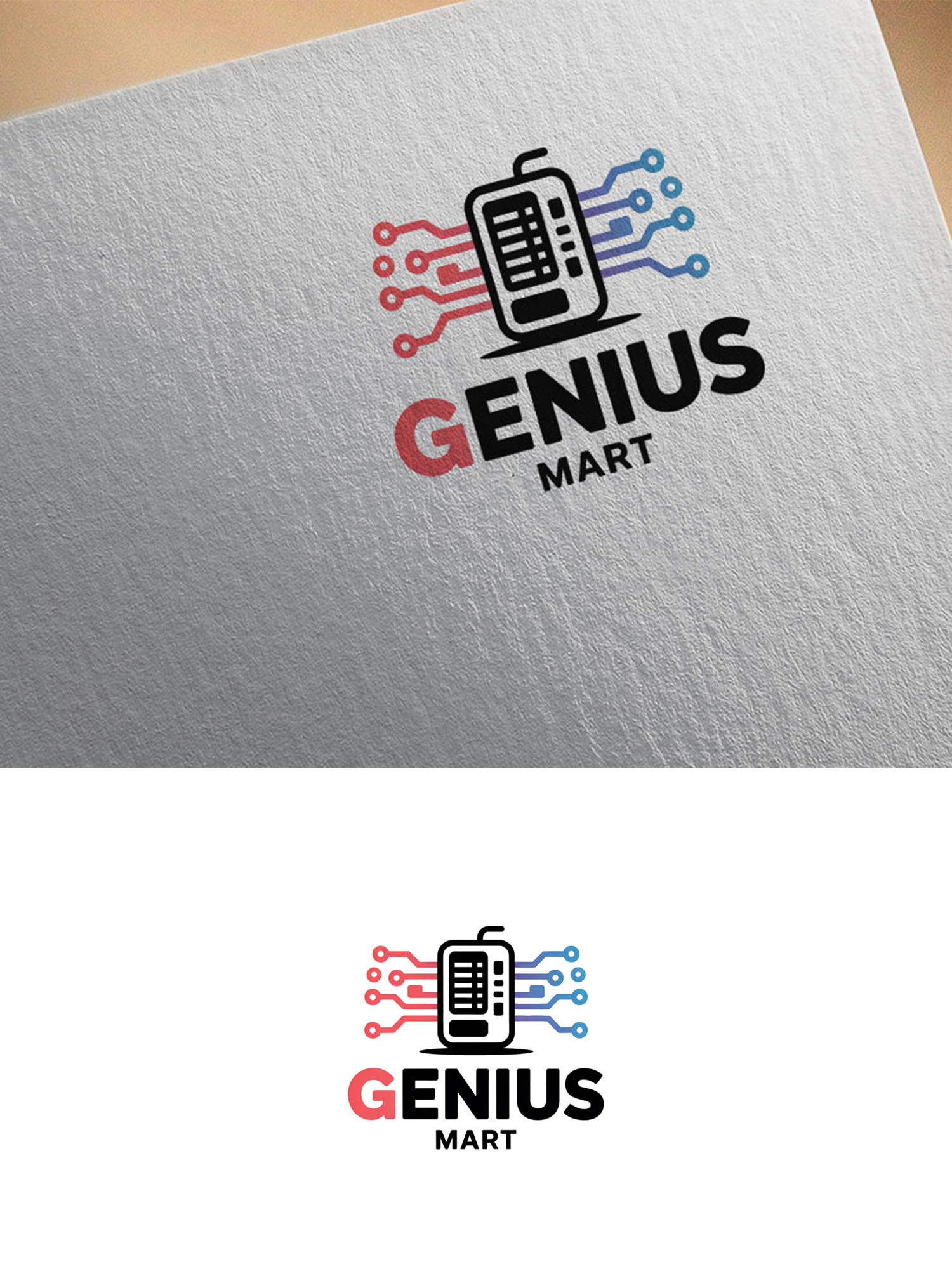 Logo Design by Olivia Marie Smith for Genius Mart, Inc. | Design #36048491