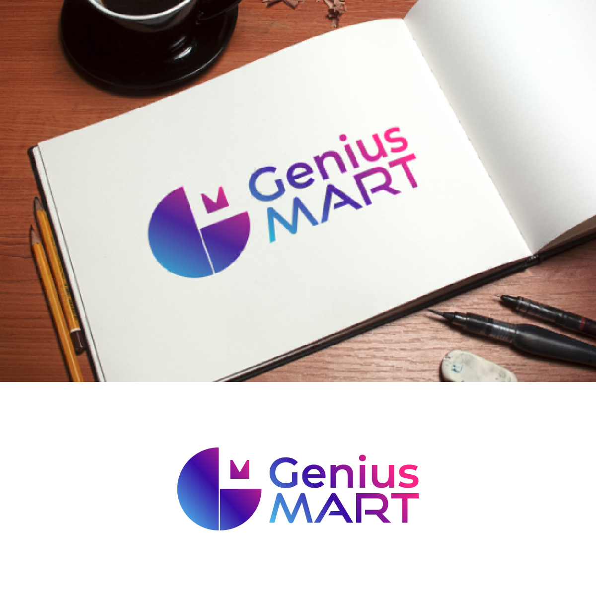 Diseño de Logo por fly  design para Genius Mart, Inc. | Diseño #36039094