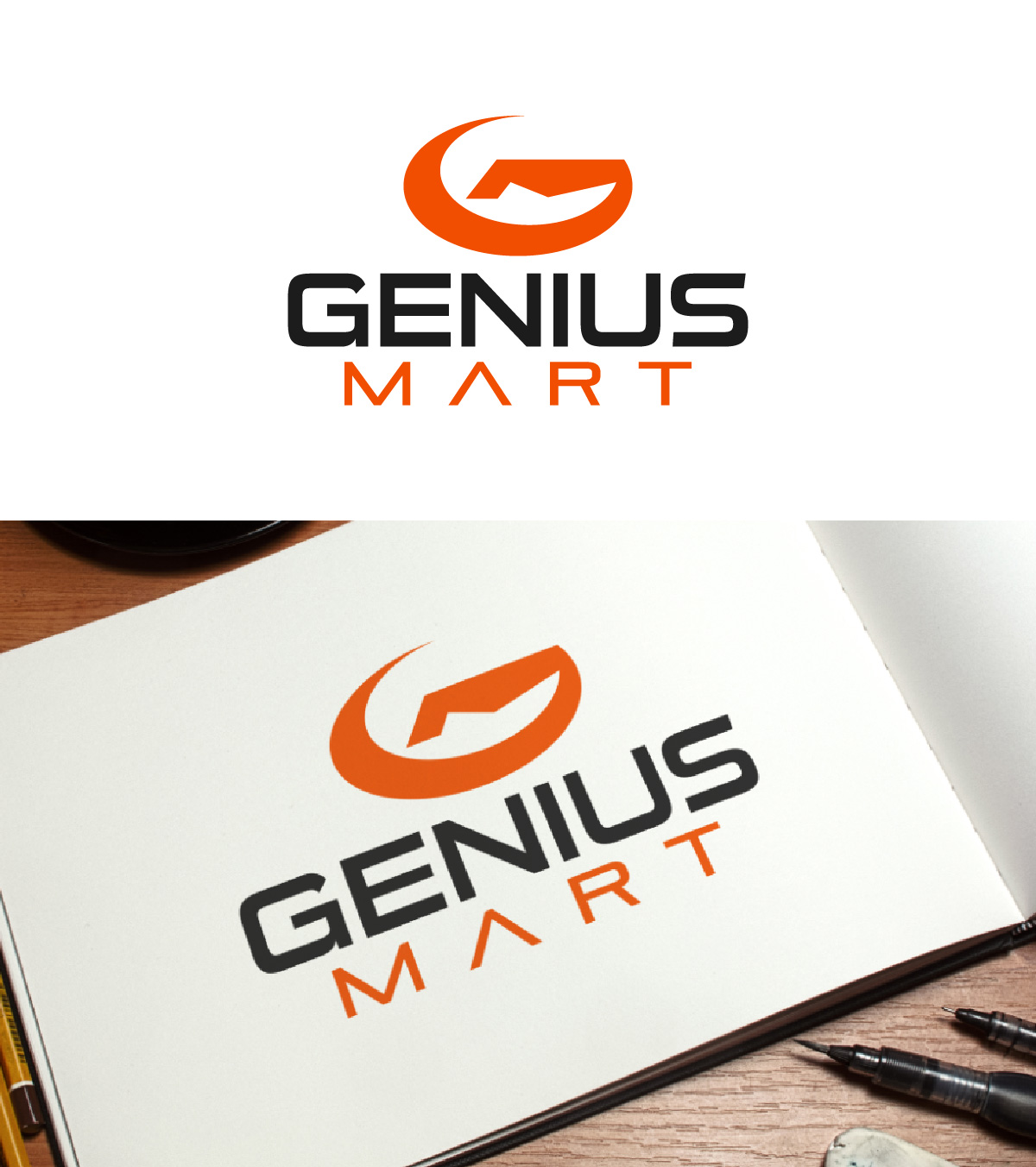 Logo Design by fly  design for Genius Mart, Inc. | Design #36039095