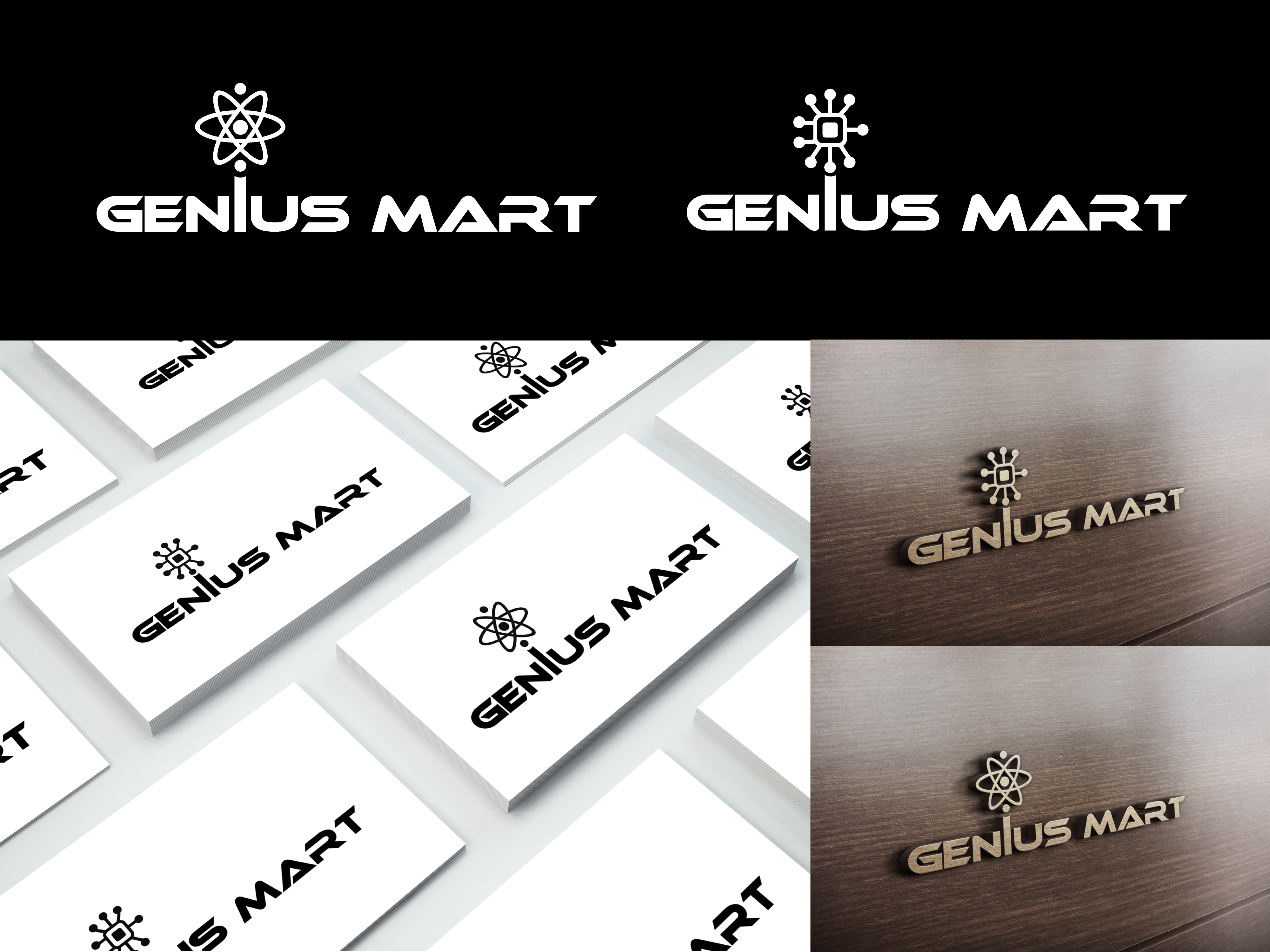 Logo Design by Hieroglyphics for Genius Mart, Inc. | Design #36062077