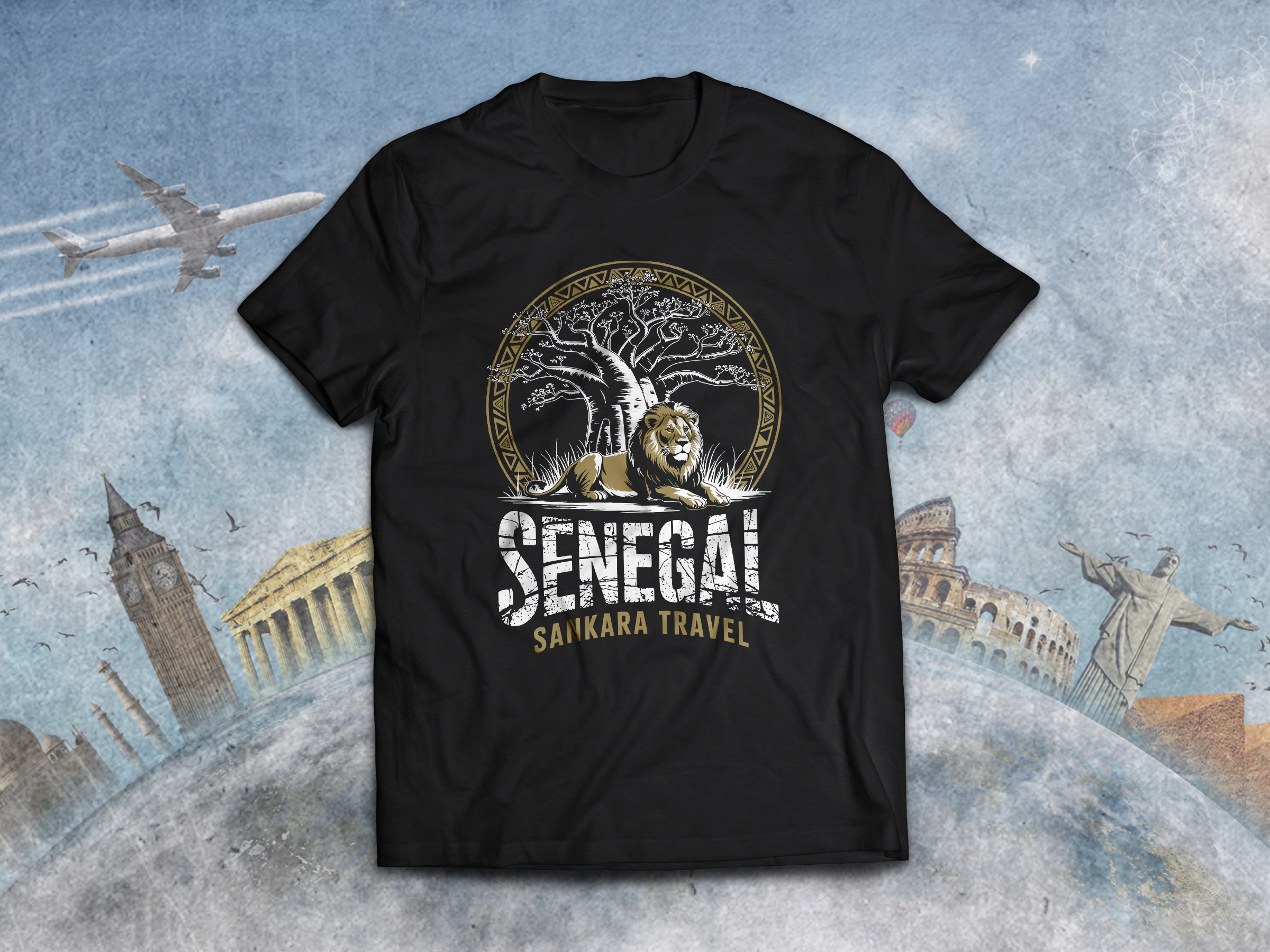 T-shirt Design by Lumen Branding for Sankara Partners Inc./Sankara Travel  | Design #36057591