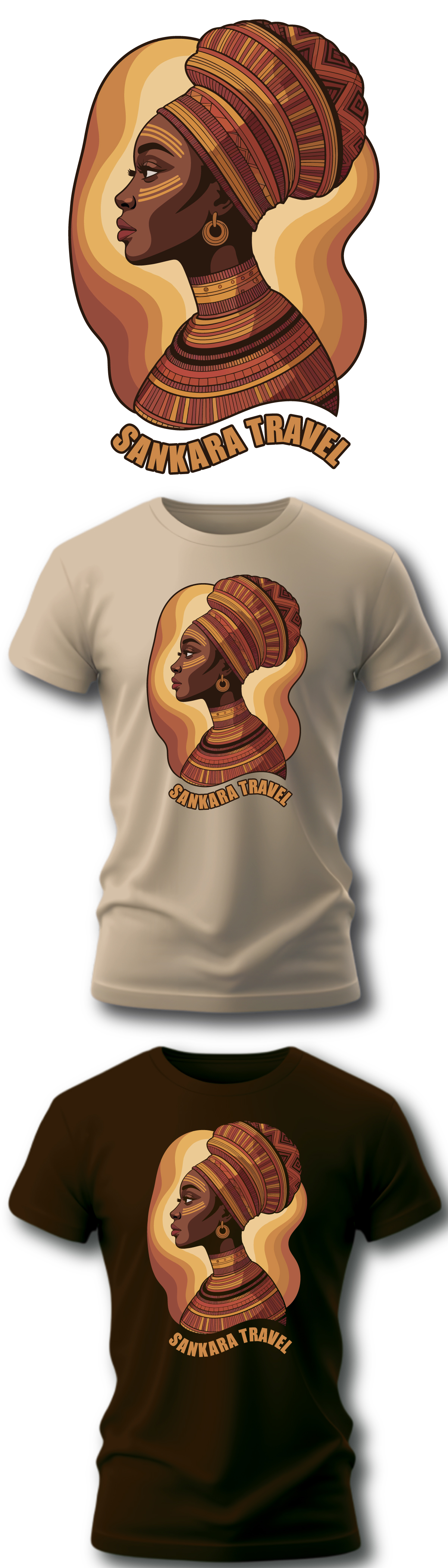 T-shirt Design by mounir.co for Sankara Partners Inc./Sankara Travel  | Design #36048123