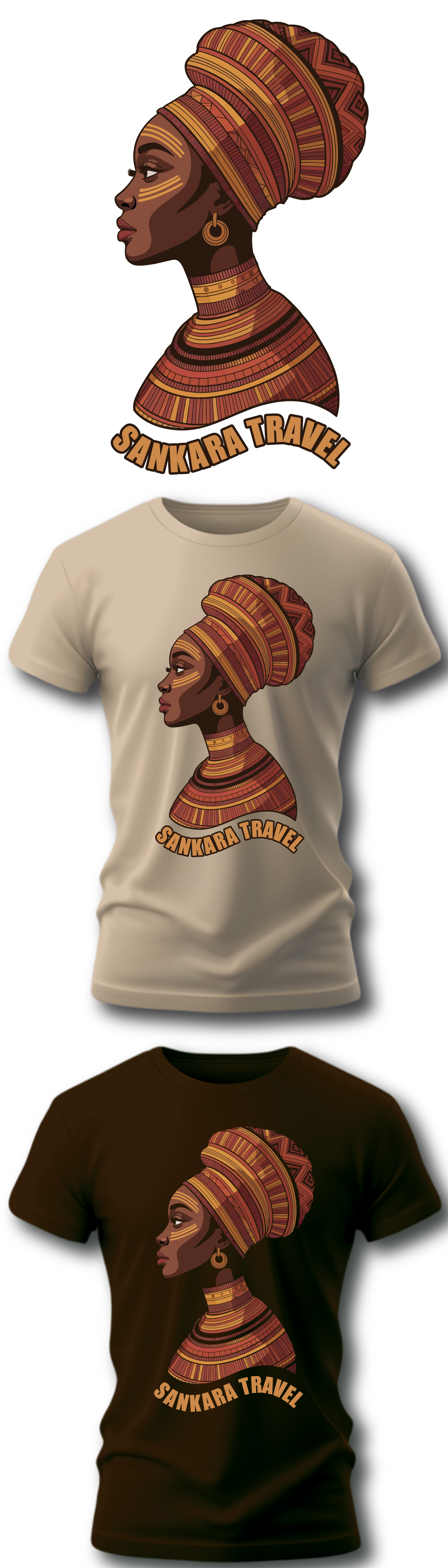 T-shirt Design by mounir.co for Sankara Partners Inc./Sankara Travel  | Design #36048130