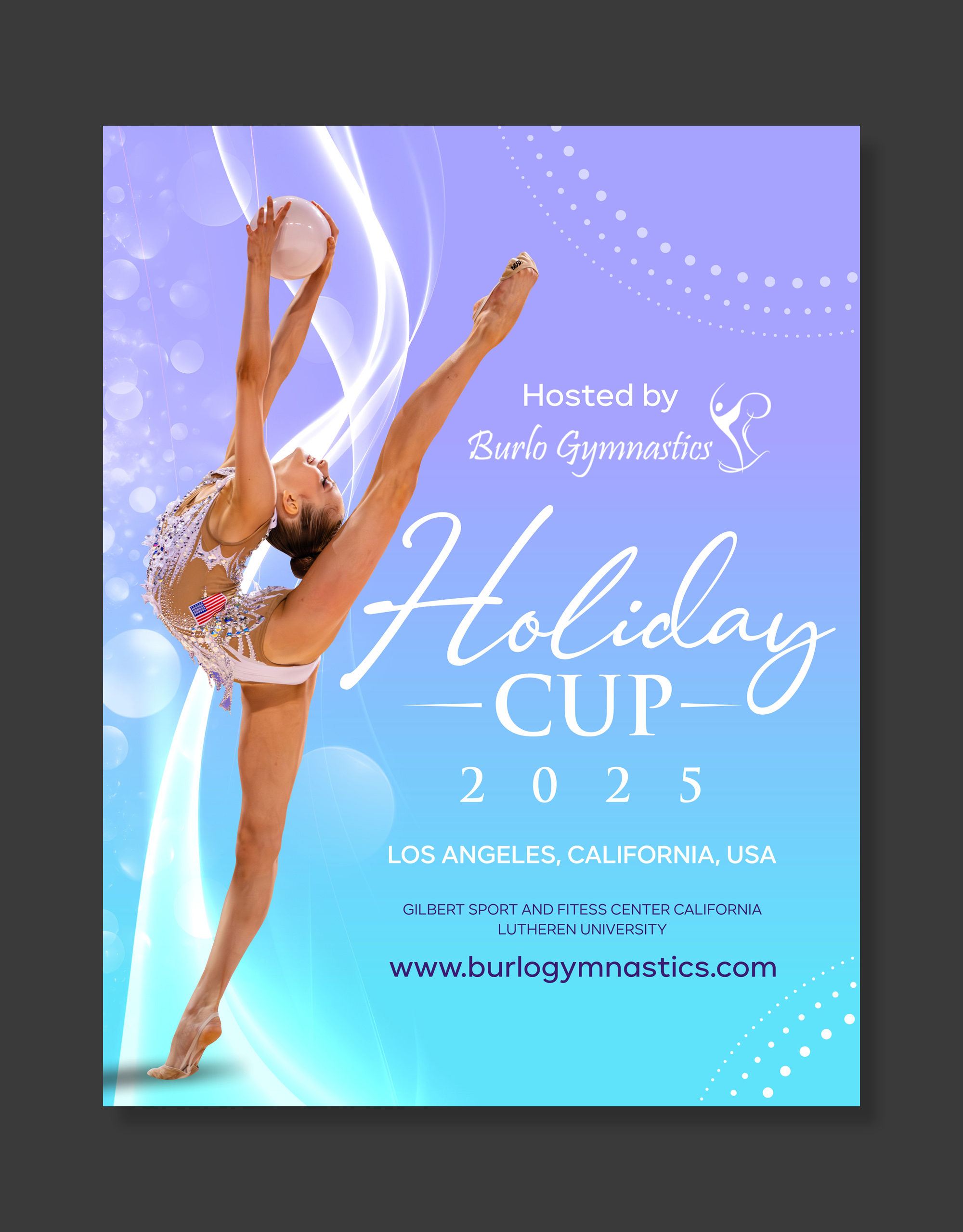 Poster Design by Dzhafir for Burlo Gymnastics | Design #36037628