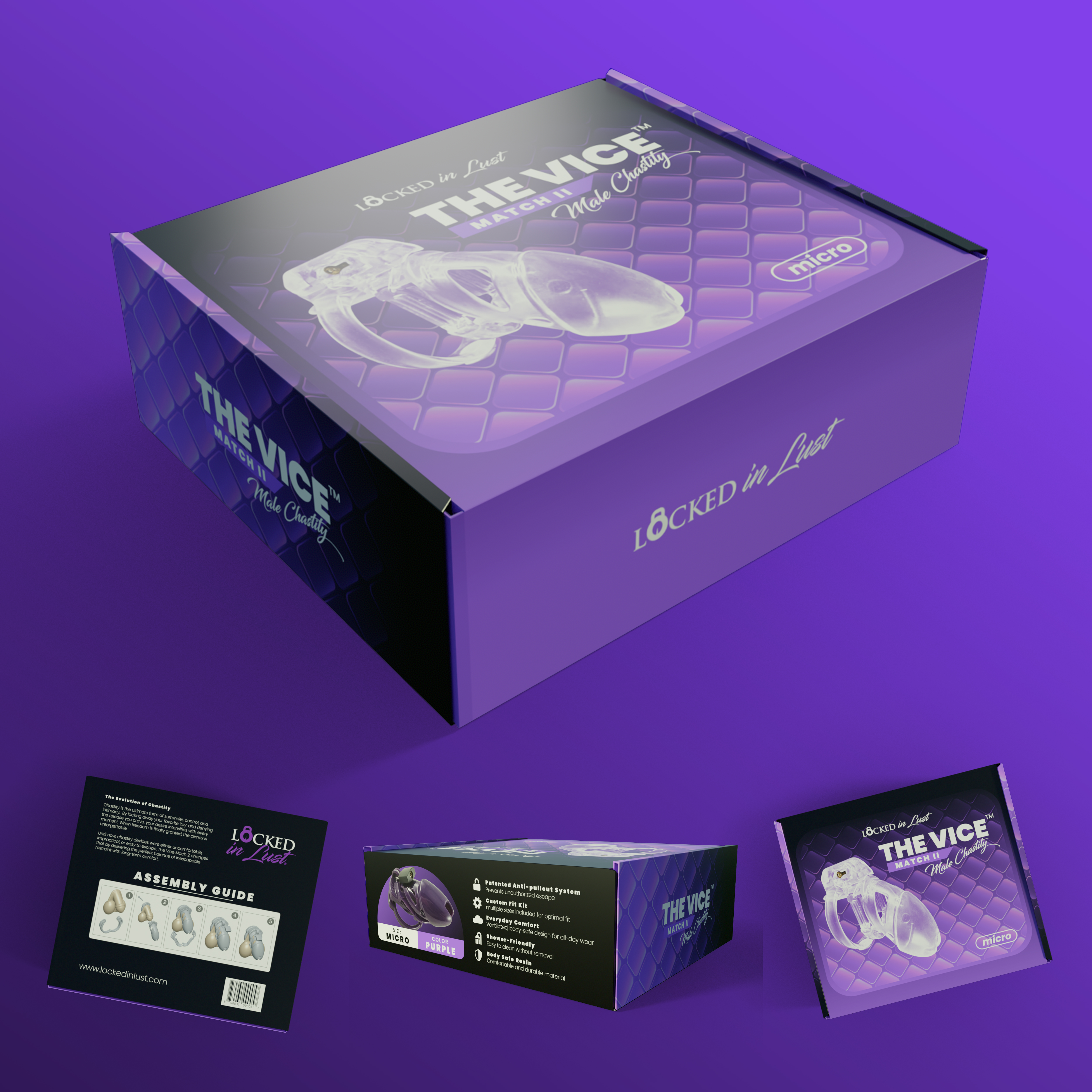 Packaging Design by vethree for Locked in Lust | Design #36075057