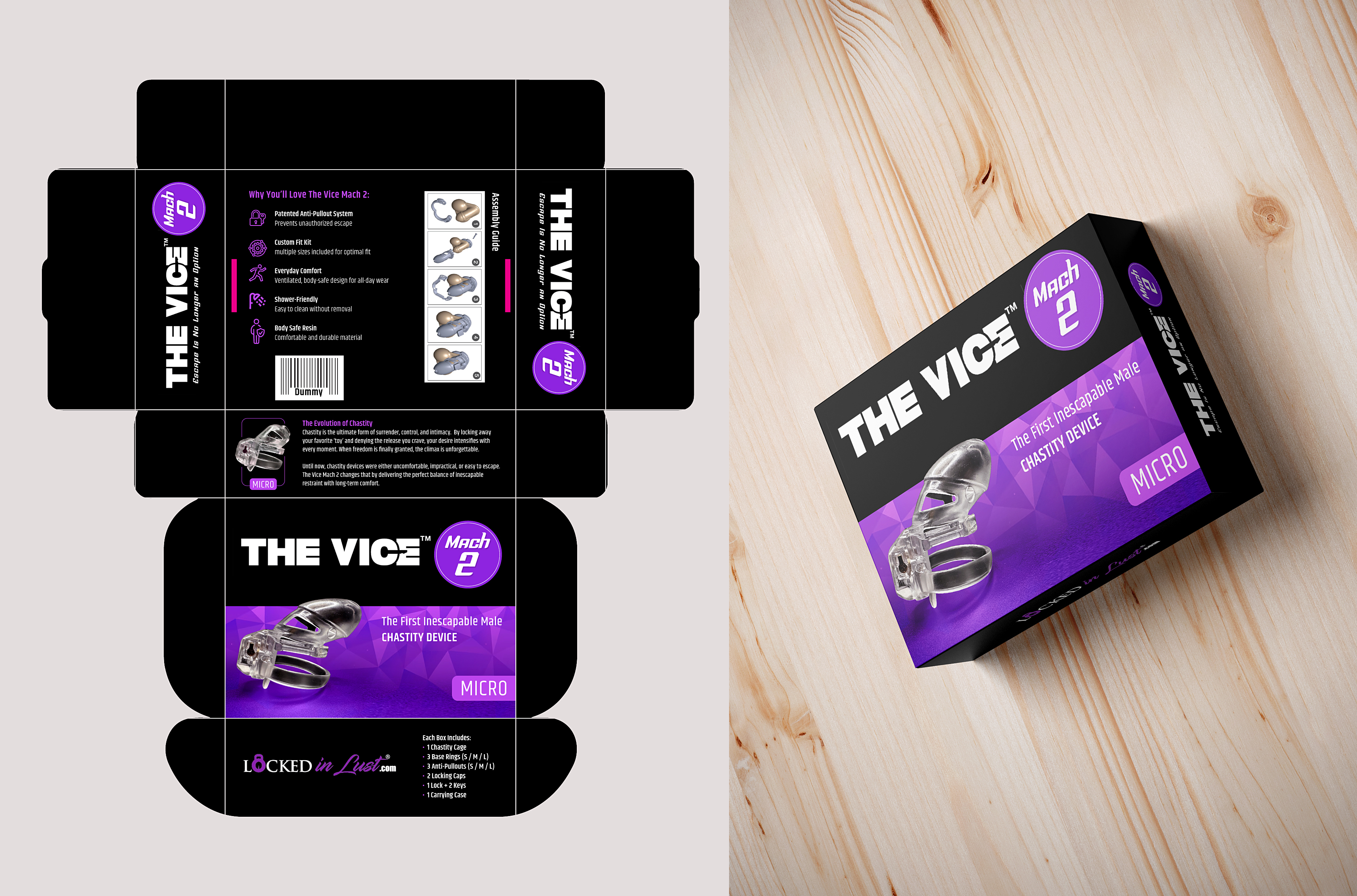 Packaging Design by DipuDa for Locked in Lust | Design #36070226