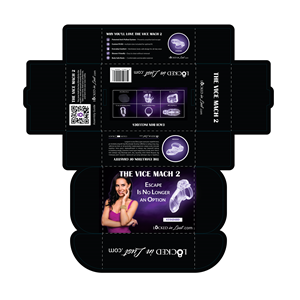 Adult - The Vice Mach 2 Male Chastity Packaging Design