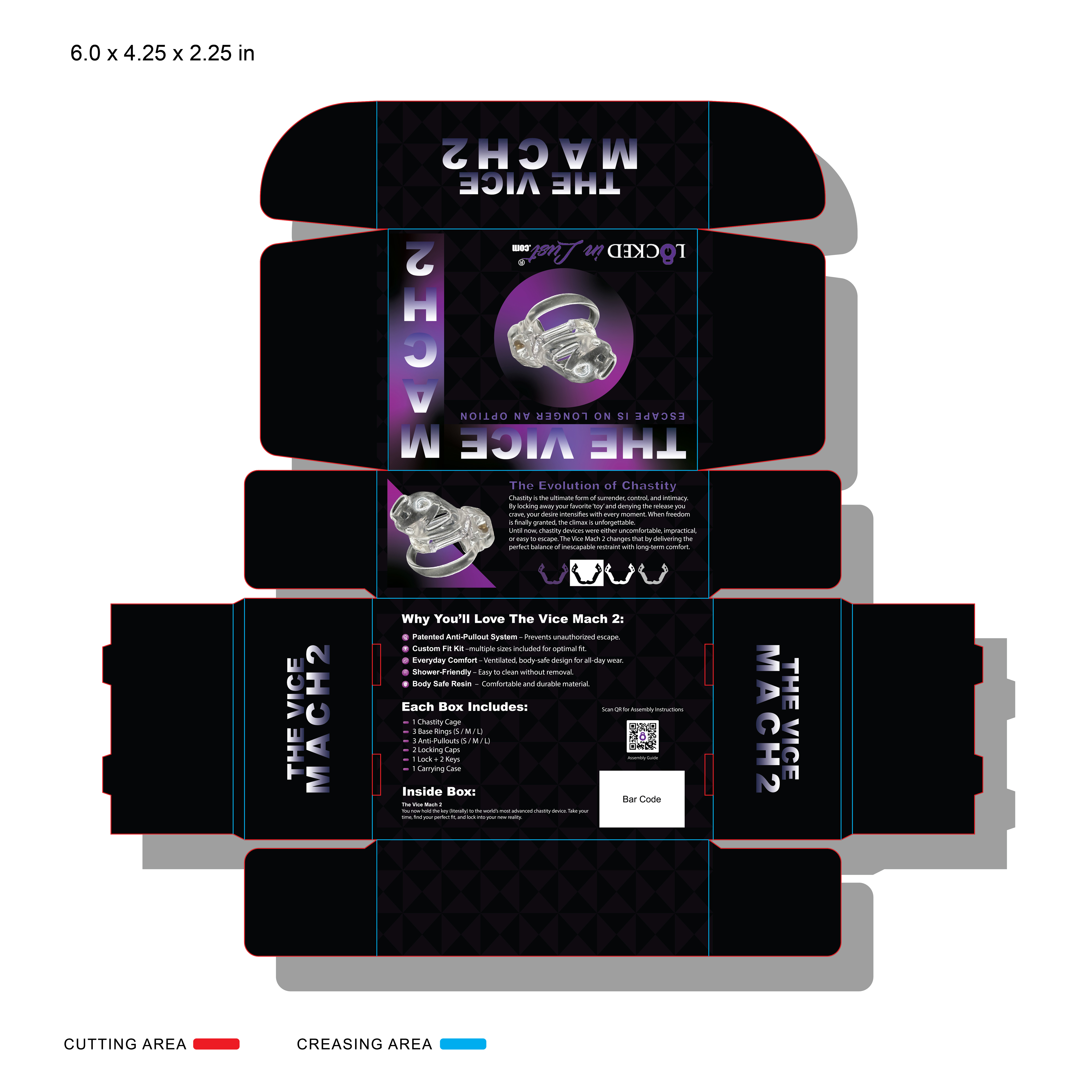 Packaging Design by Faria SheBox for Locked in Lust | Design #36045300