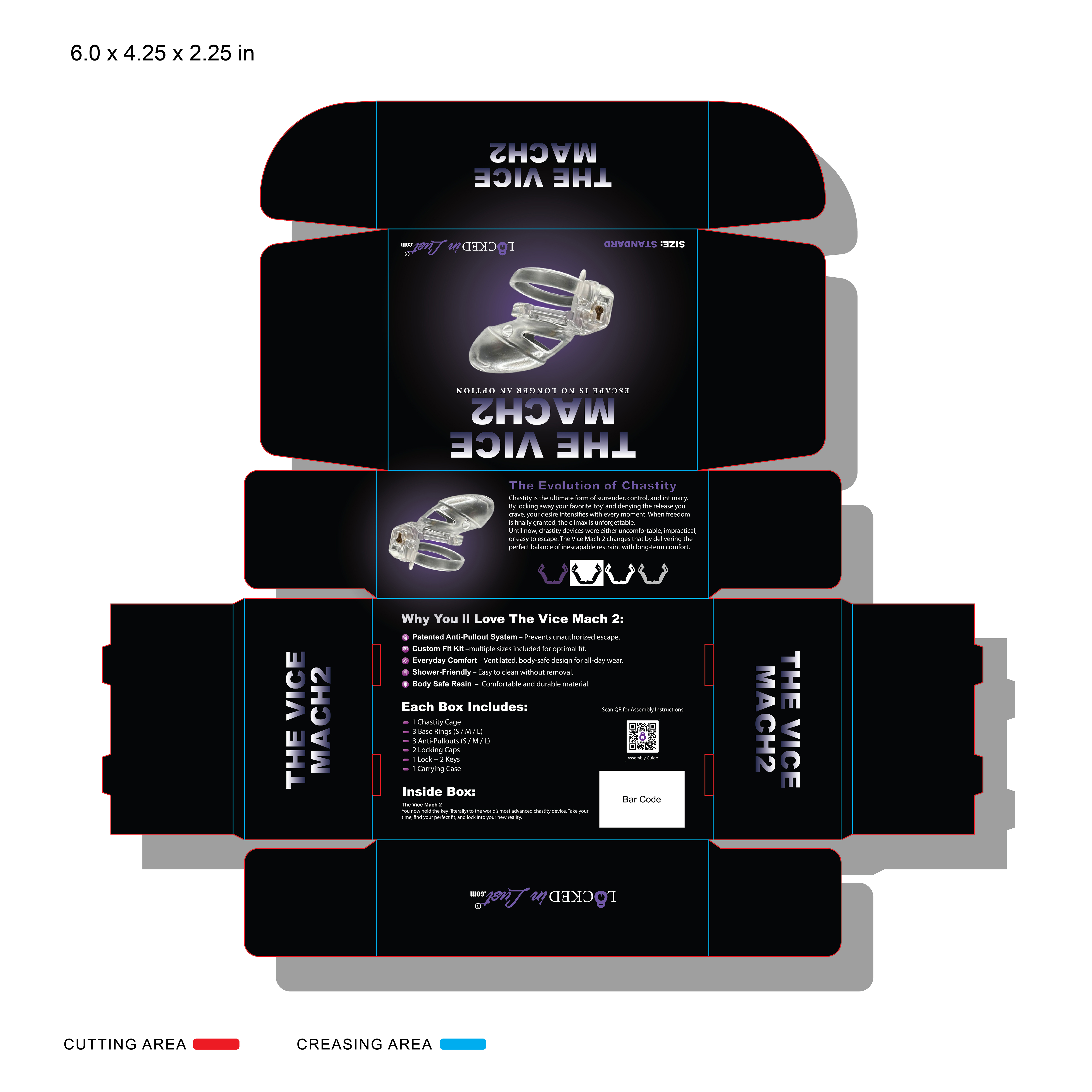 Packaging Design by Faria SheBox for Locked in Lust | Design #36068912