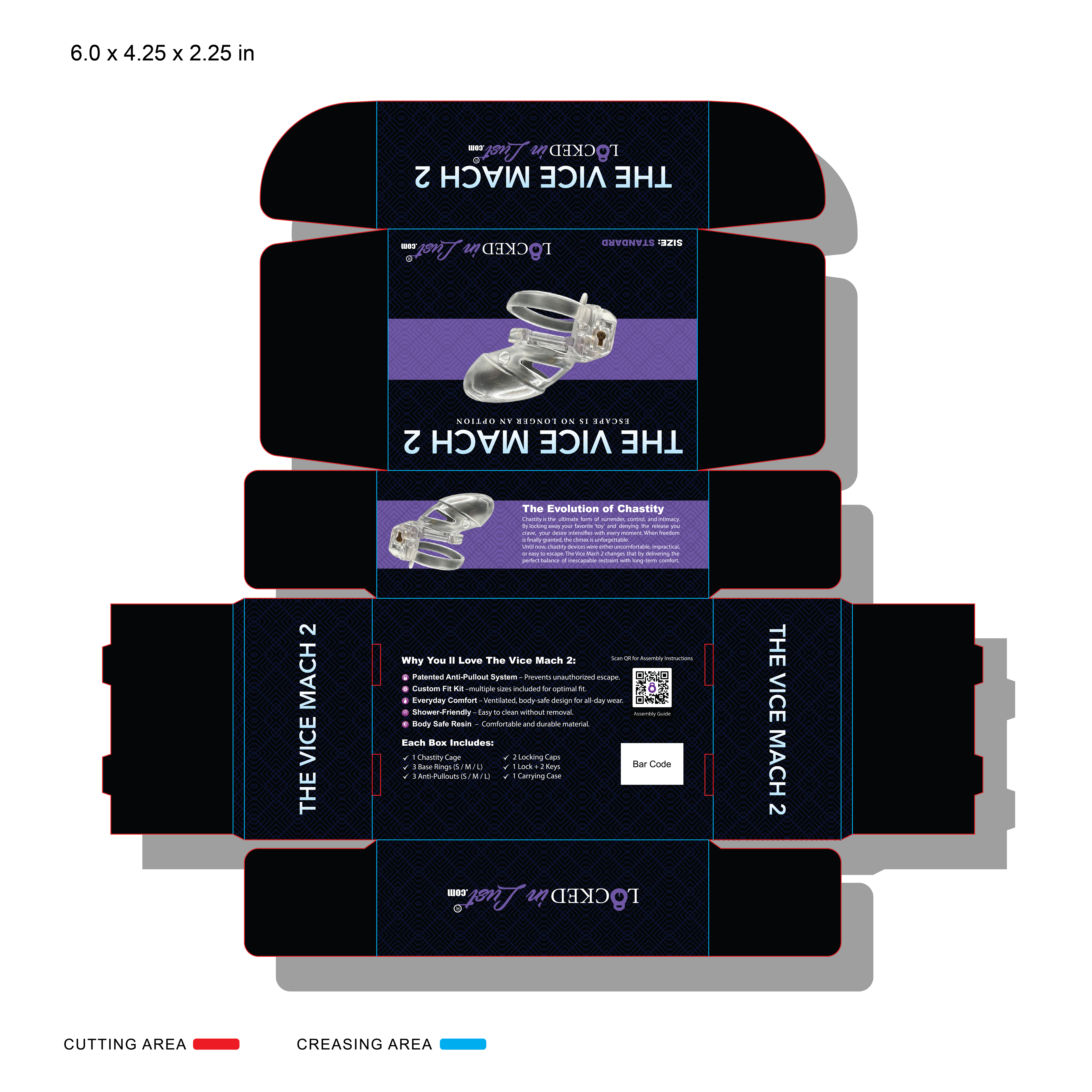 Packaging Design by Faria SheBox for Locked in Lust | Design #36071300