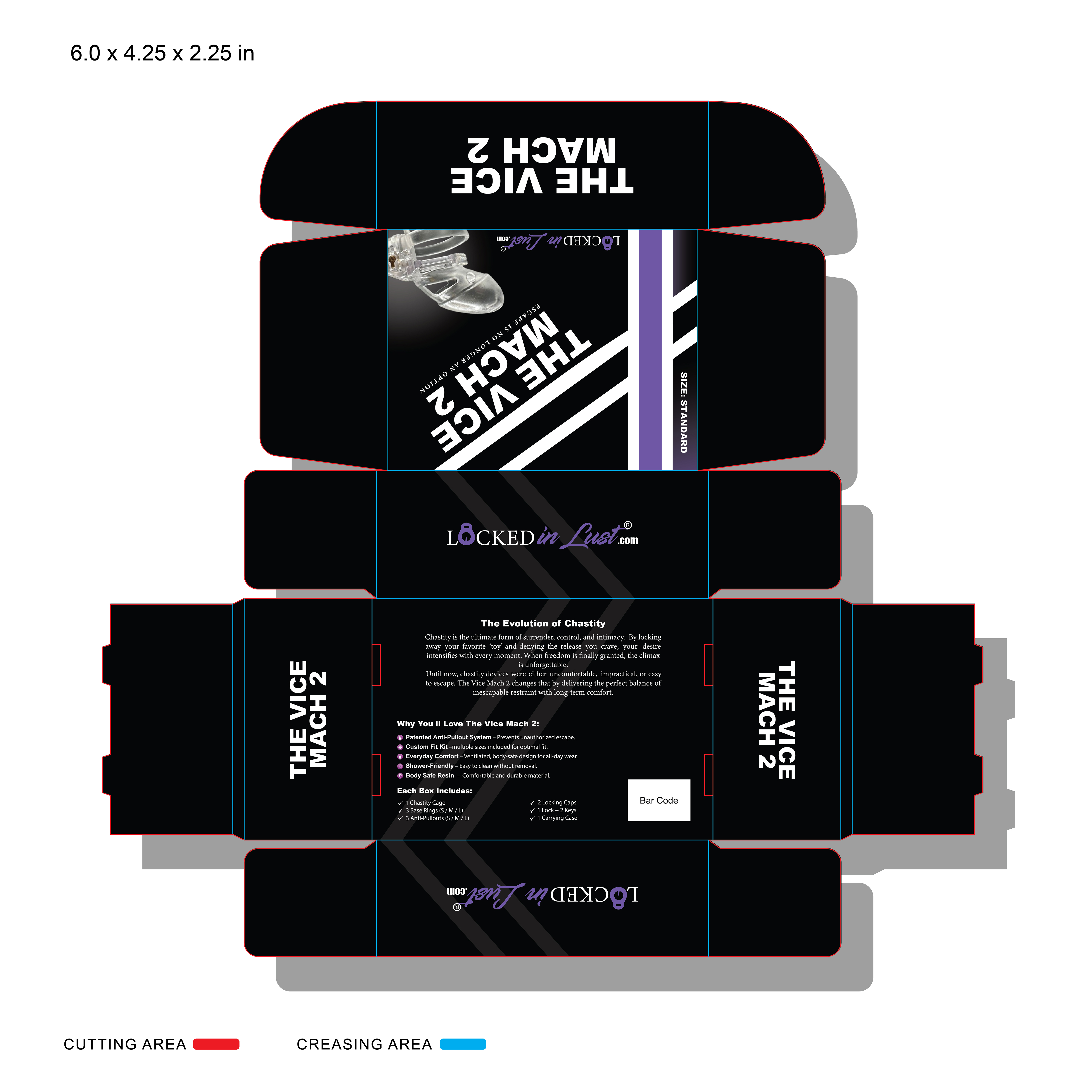 Packaging Design by Faria SheBox for Locked in Lust | Design #36074000