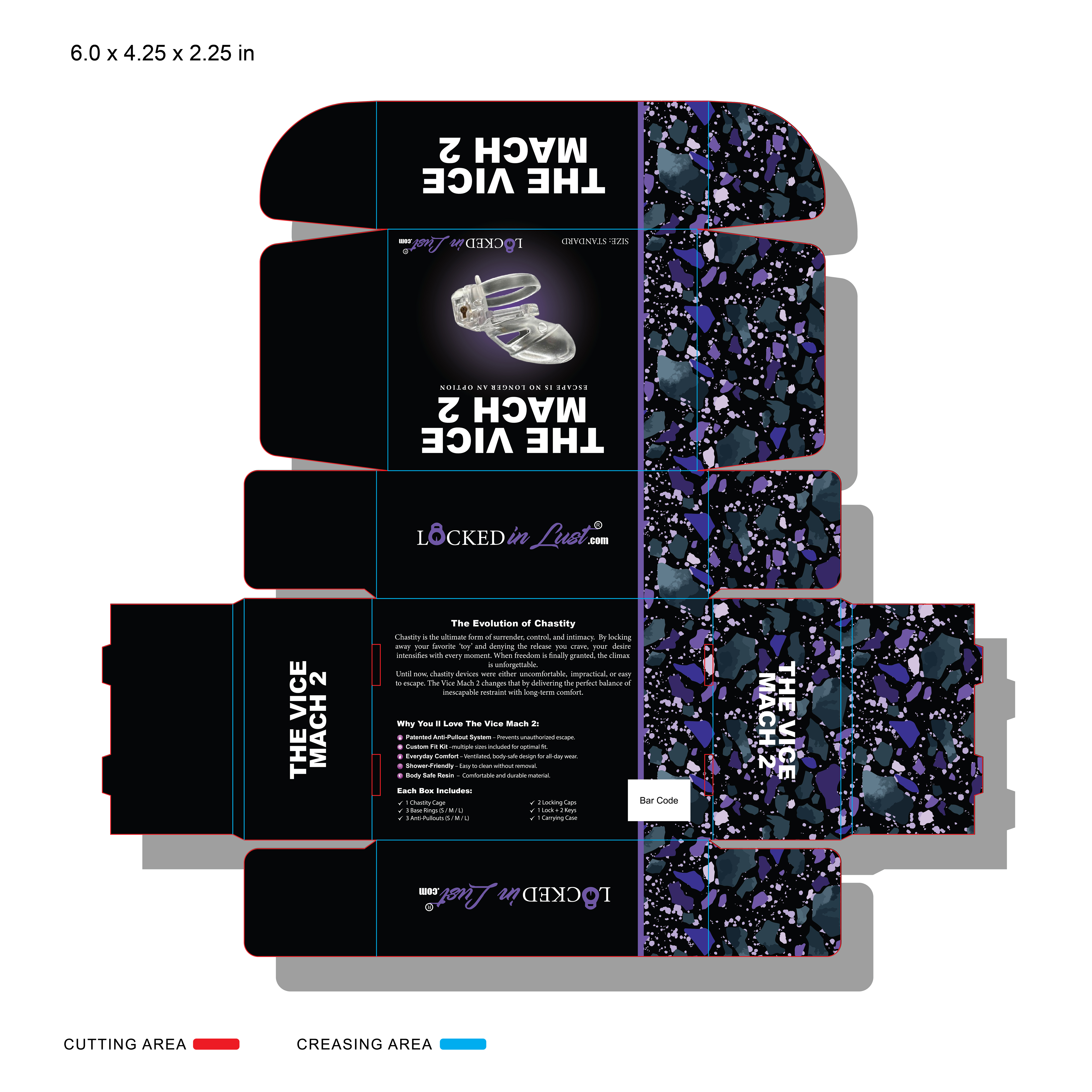 Packaging Design by Faria SheBox for Locked in Lust | Design #36074850