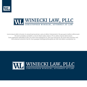 Diseño de Logo por farady para Winiecki Law PLLC | Diseño: #36086954