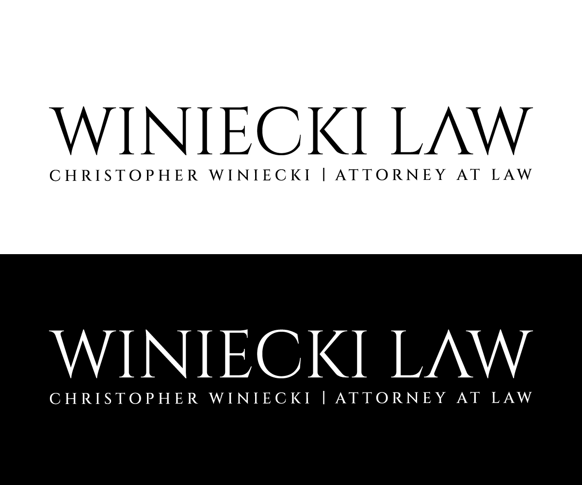Diseño de Logo por Adi Graphics para Winiecki Law PLLC | Diseño #36085750