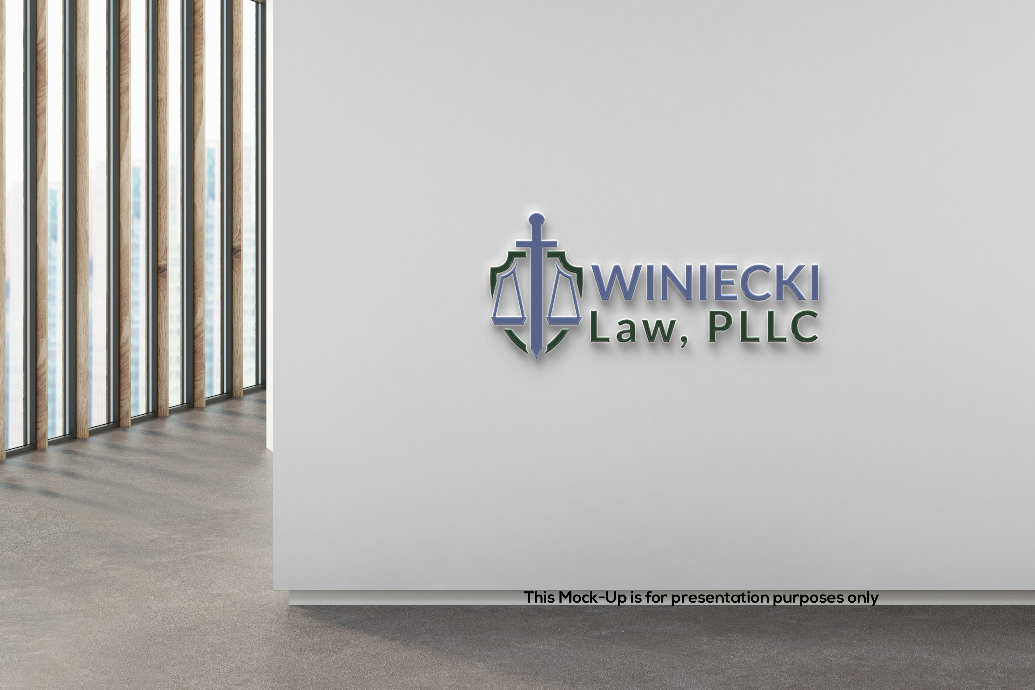 Logo Design by dubel ko for Winiecki Law PLLC | Design #36062631