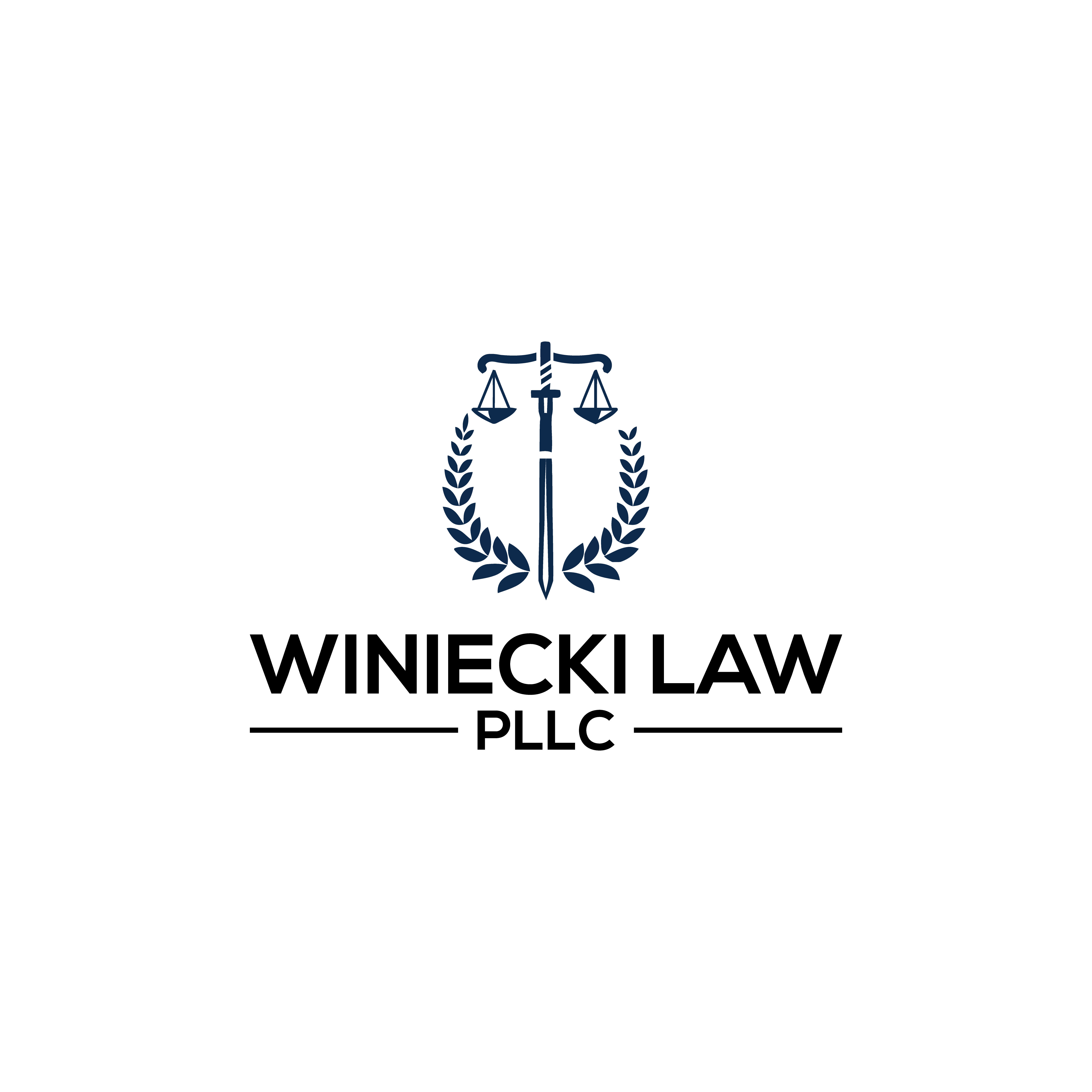 Logo Design by m@h!r for Winiecki Law PLLC | Design #36104982
