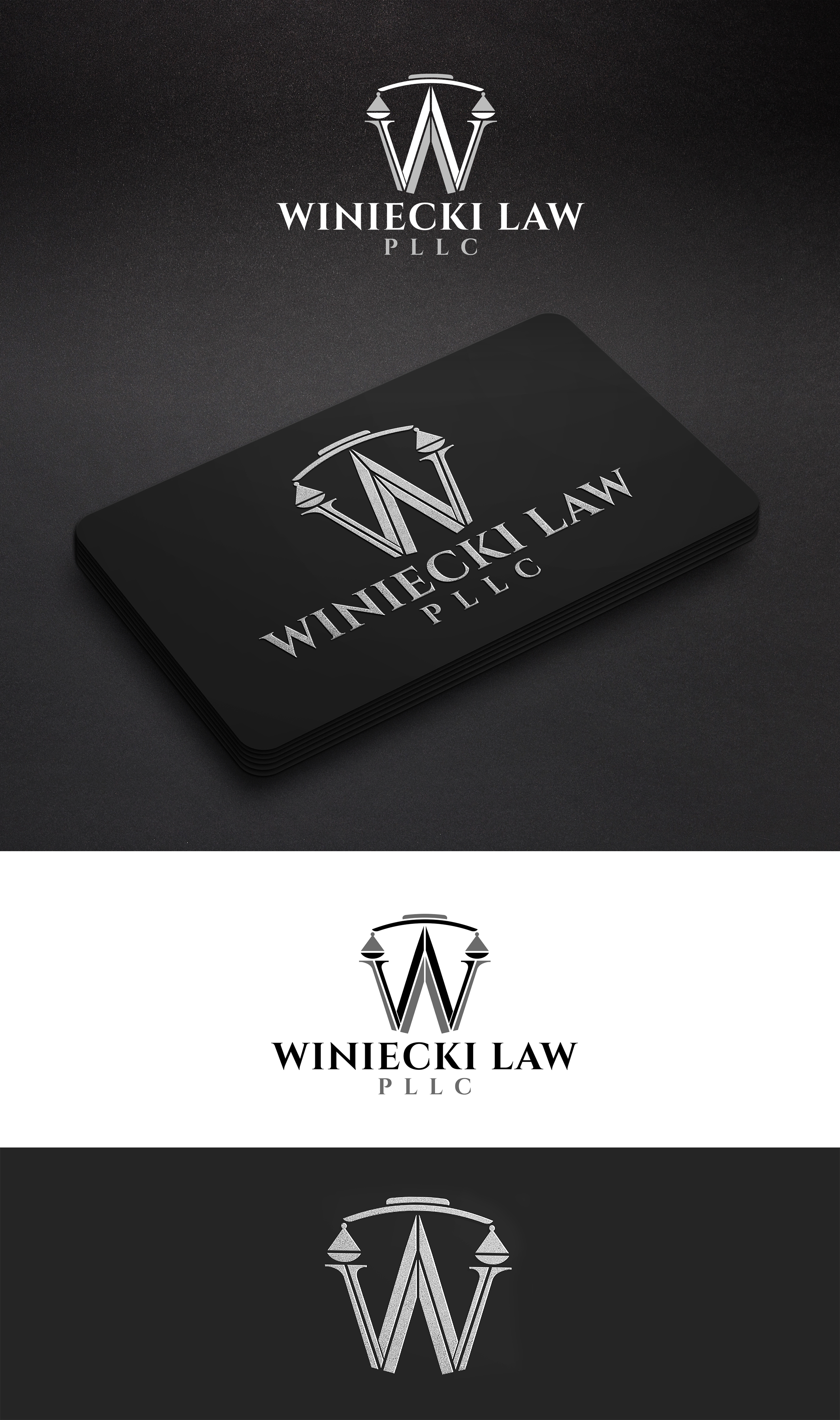Logo Design by Jose Lopez ( Verified Pro Designer ) for Winiecki Law PLLC | Design #36049331