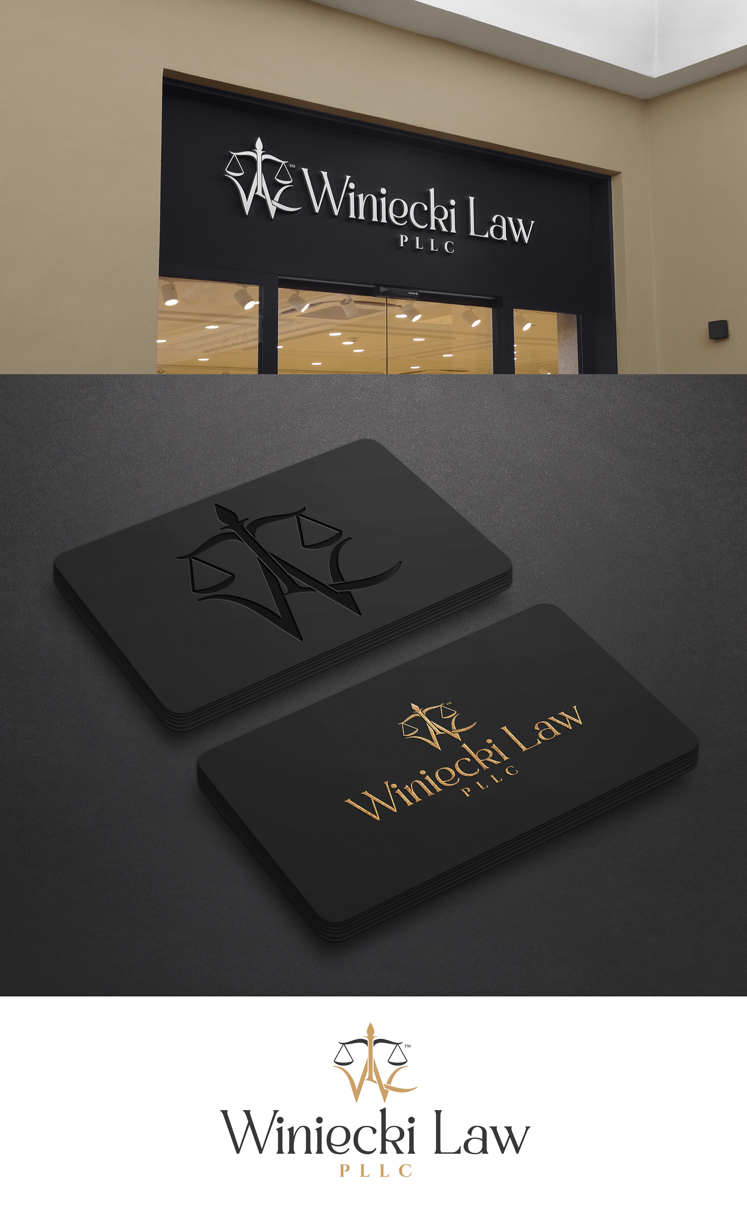 Diseño de Logo por Jose Lopez ( Verified Pro Designer ) para Winiecki Law PLLC | Diseño #36090700